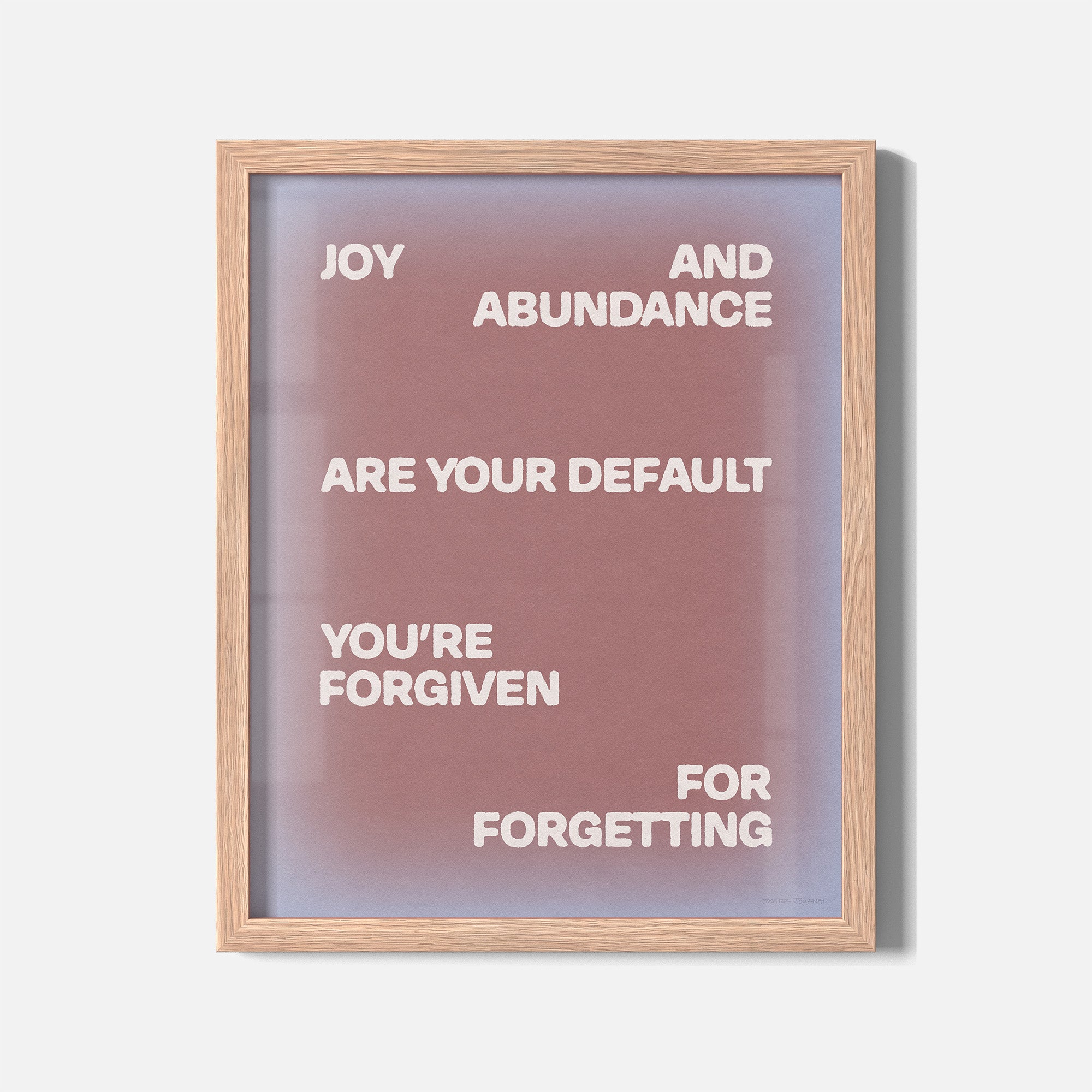 FORGIVEN PRINT
