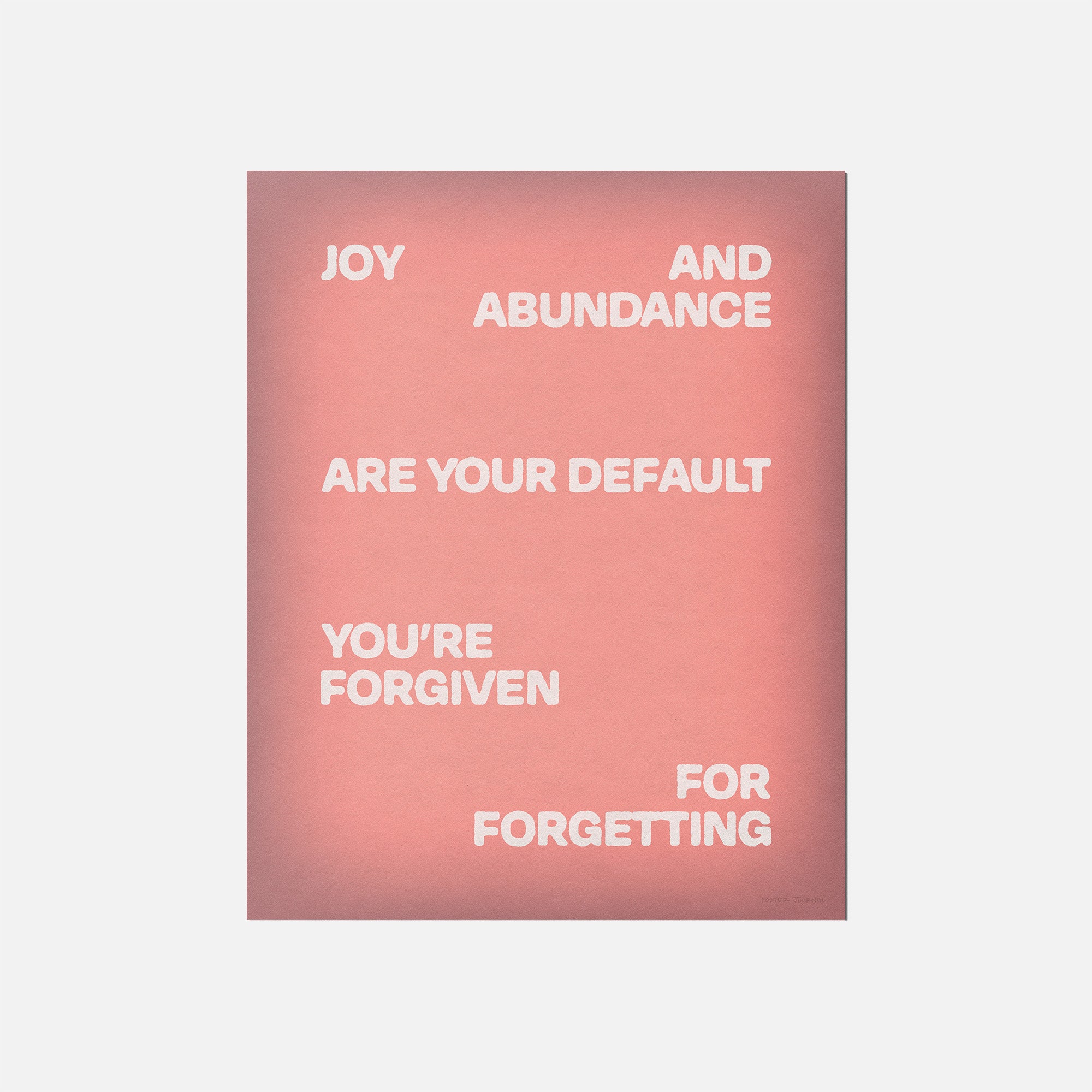 FORGIVEN PRINT