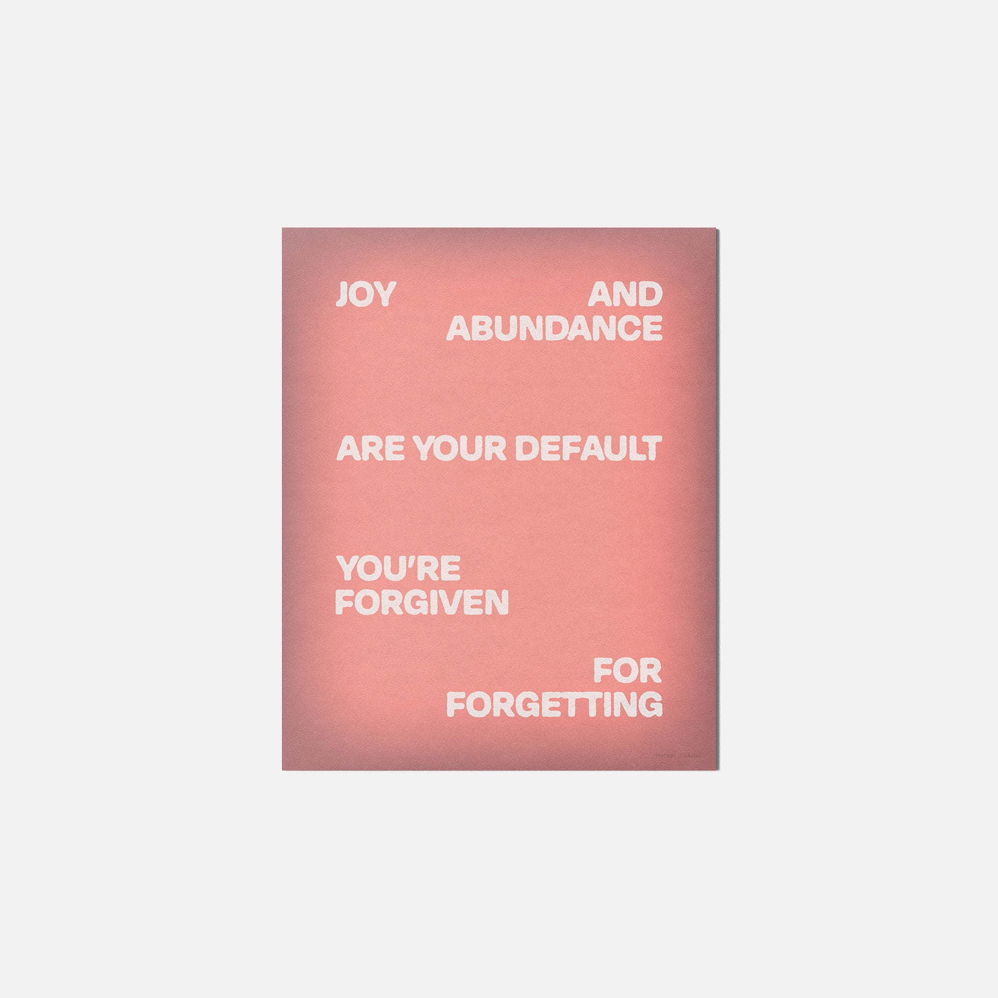 FORGIVEN PRINT