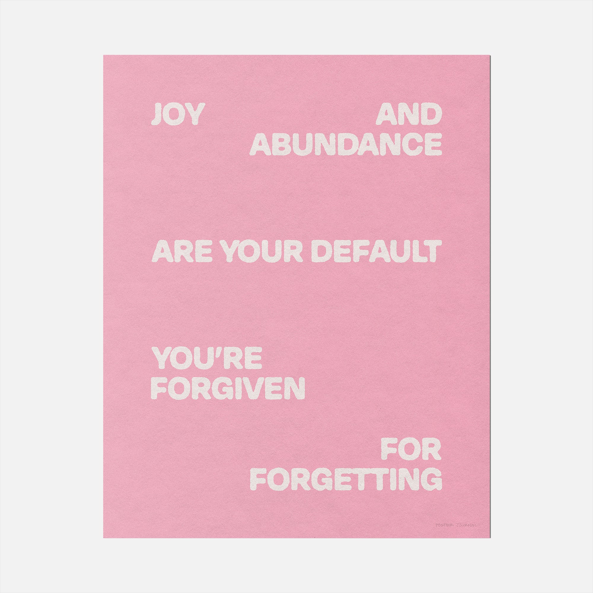 FORGIVEN PRINT