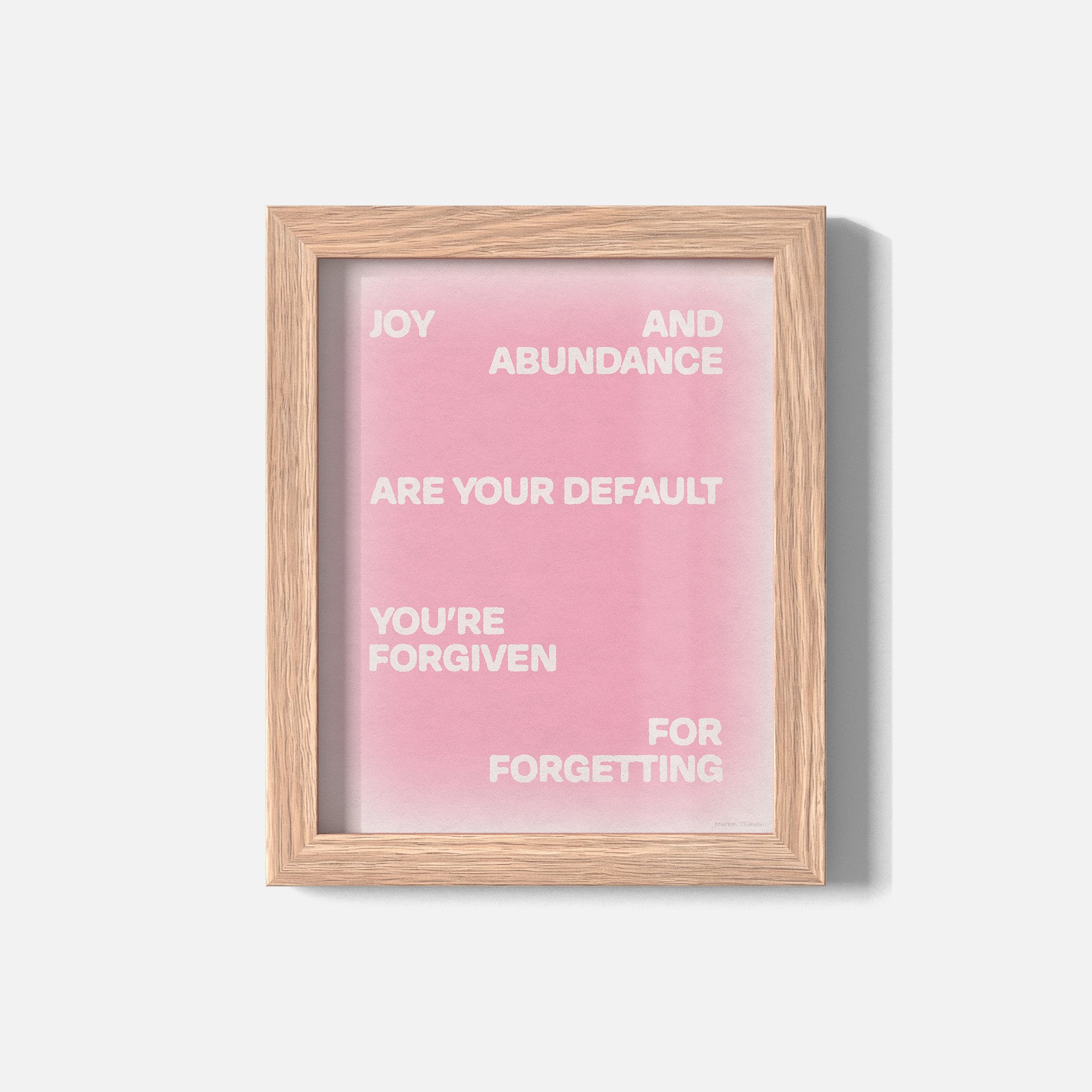 FORGIVEN PRINT