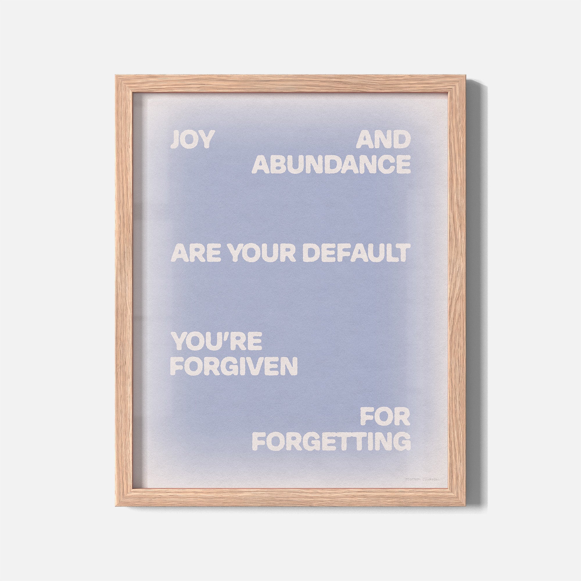 FORGIVEN PRINT