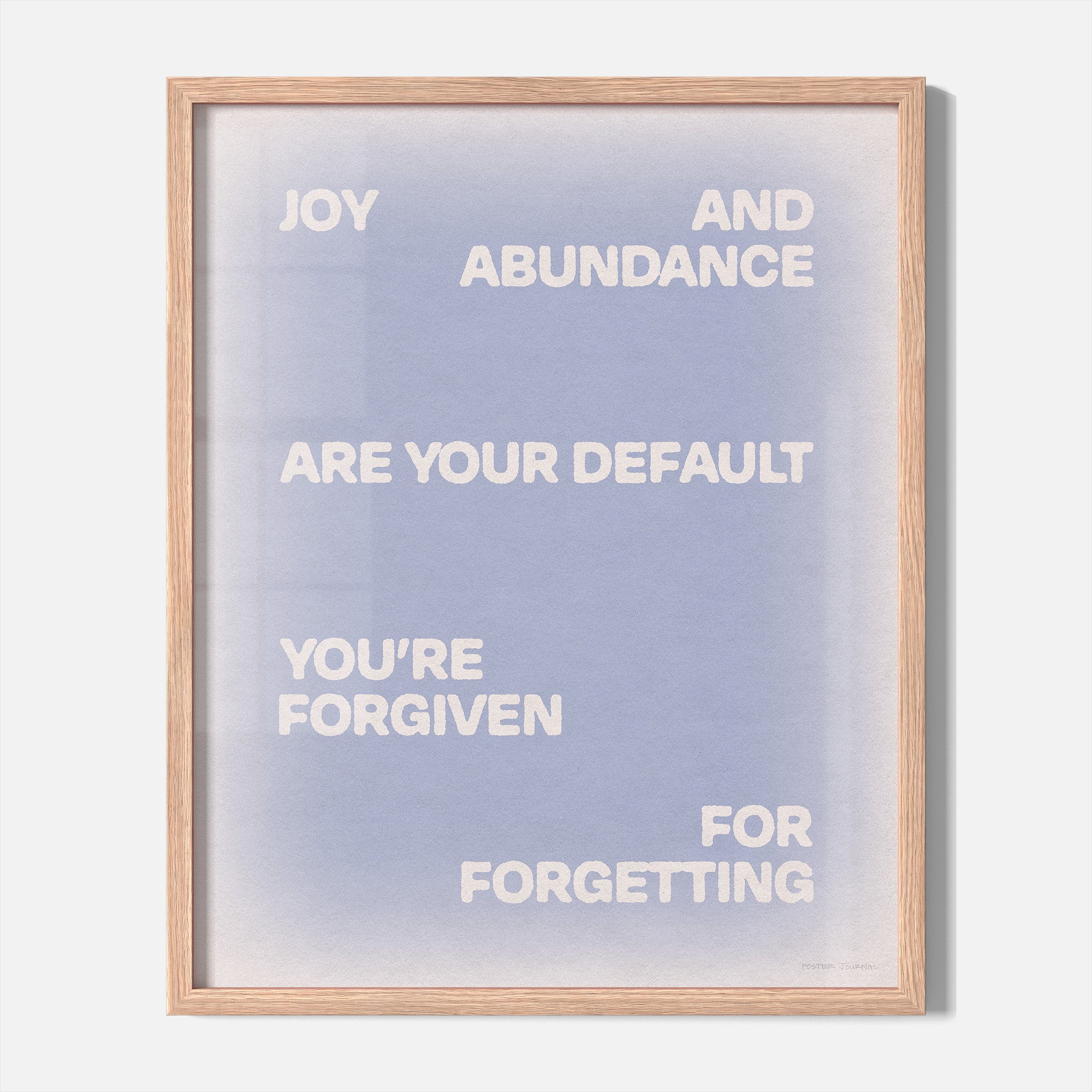 FORGIVEN PRINT