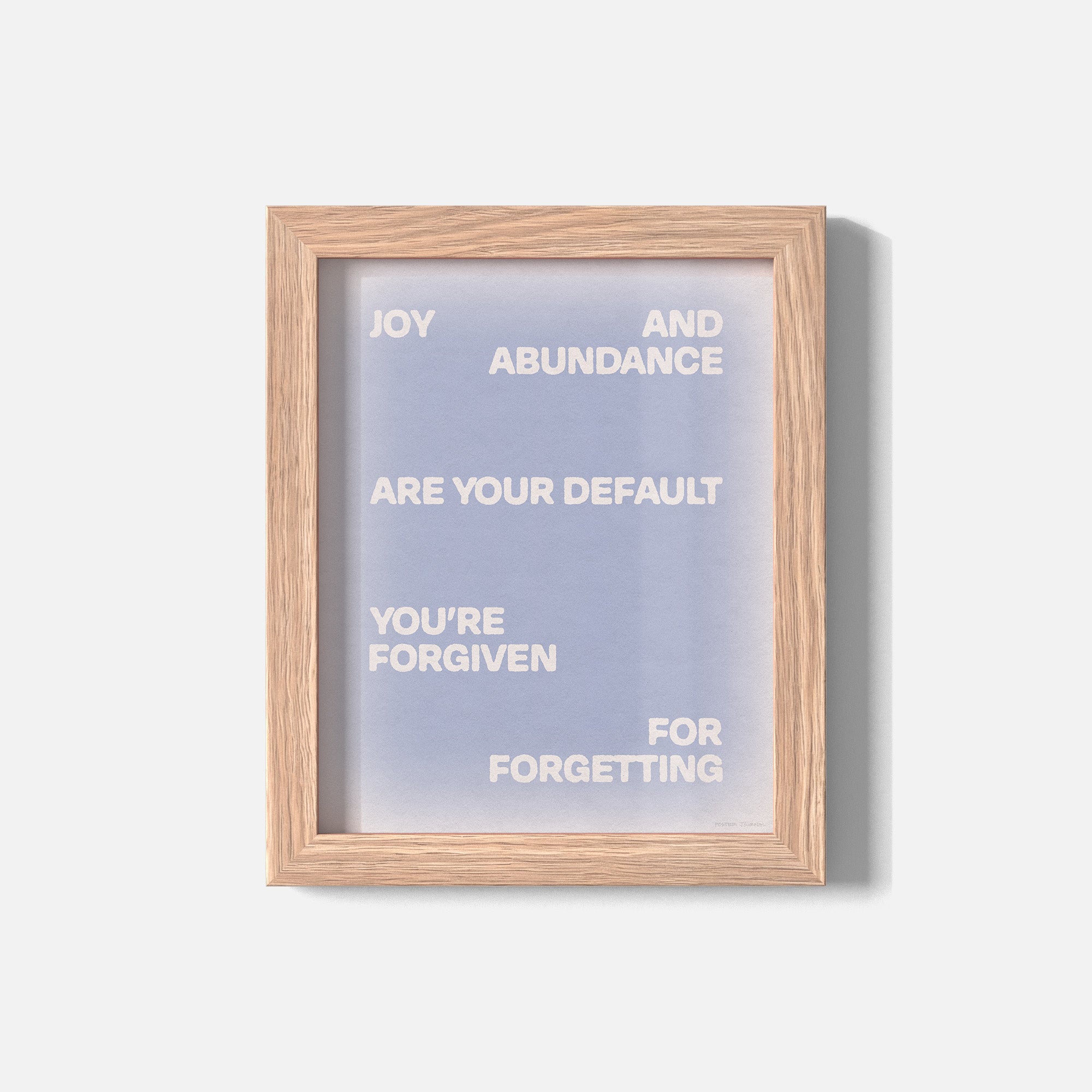 FORGIVEN PRINT