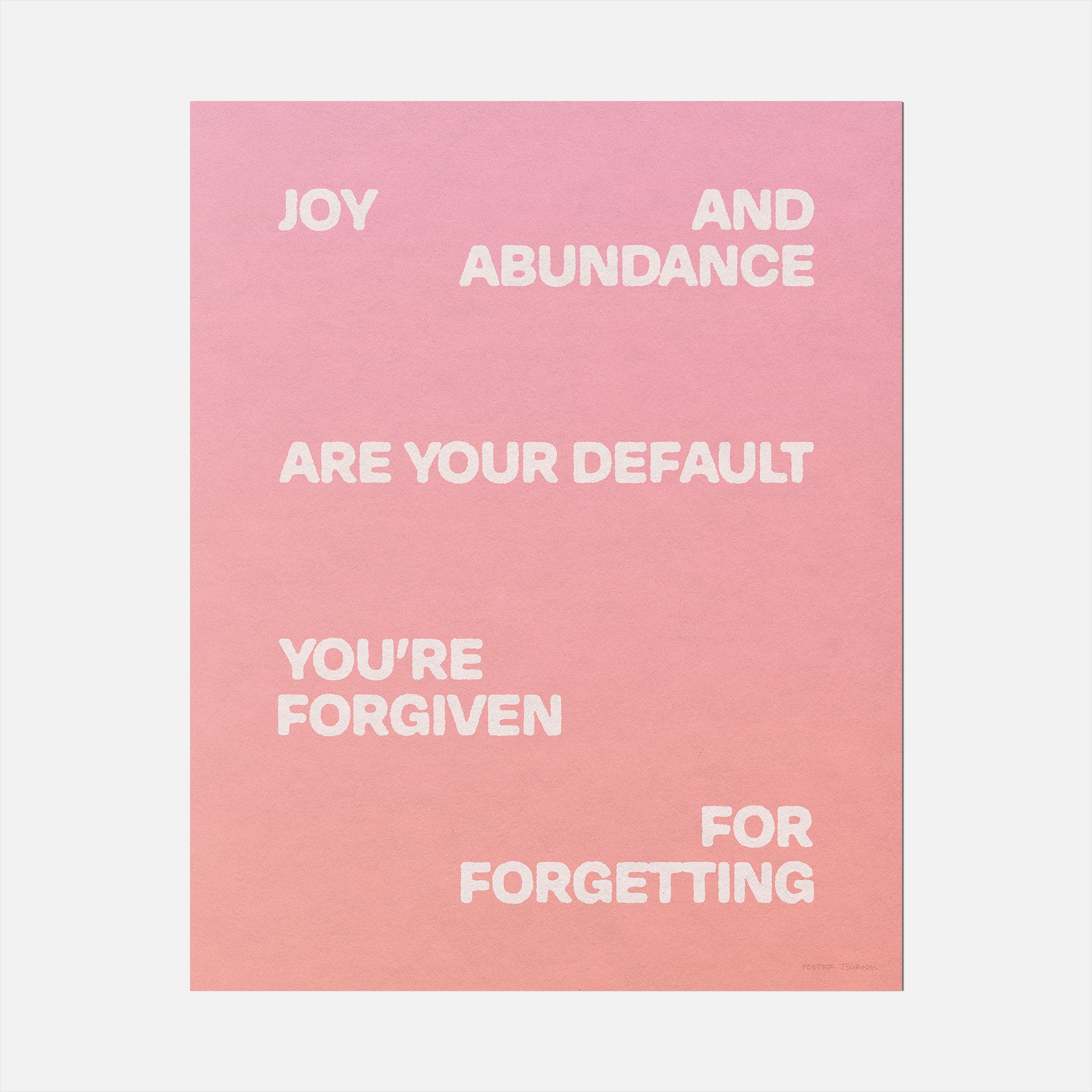 FORGIVEN PRINT
