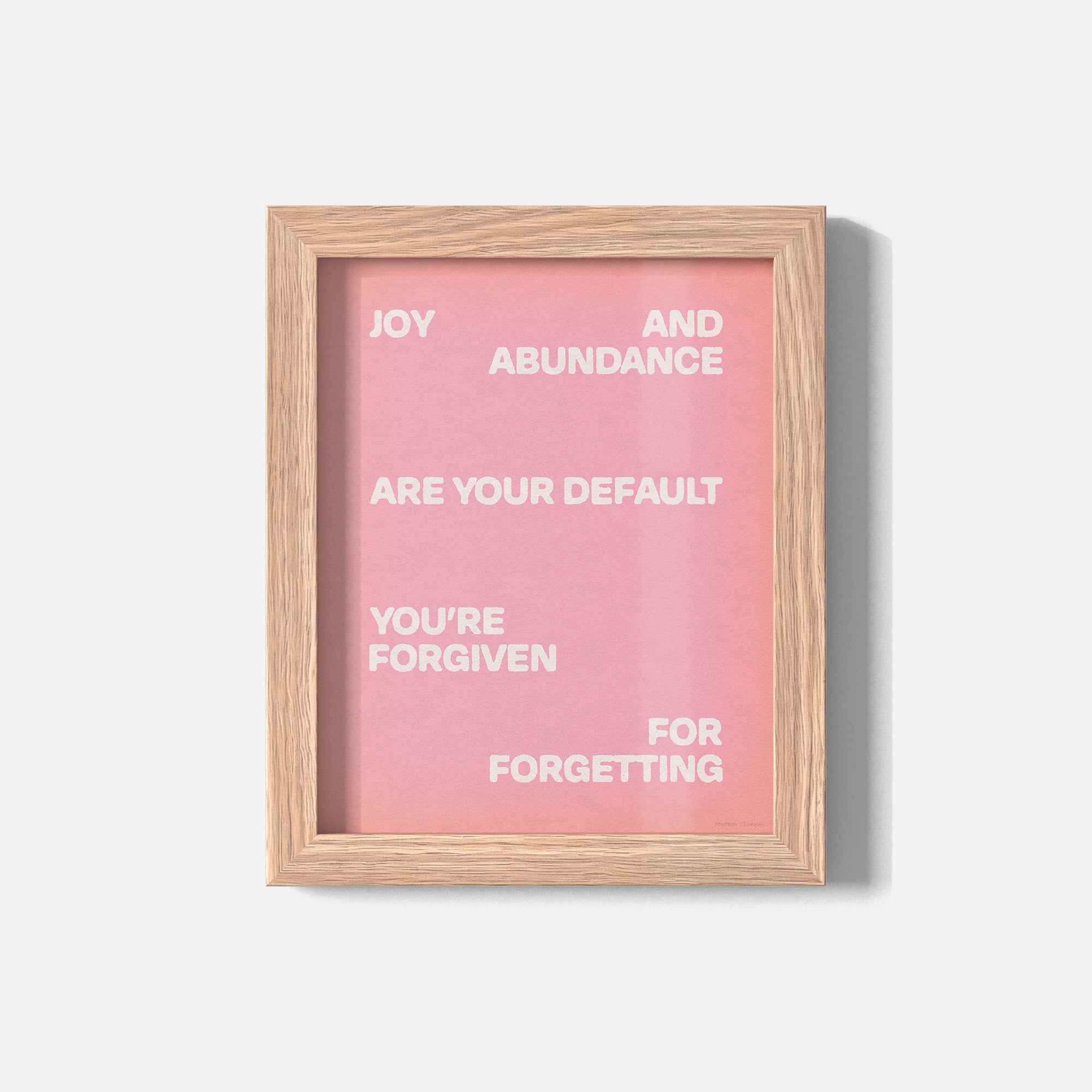 FORGIVEN PRINT