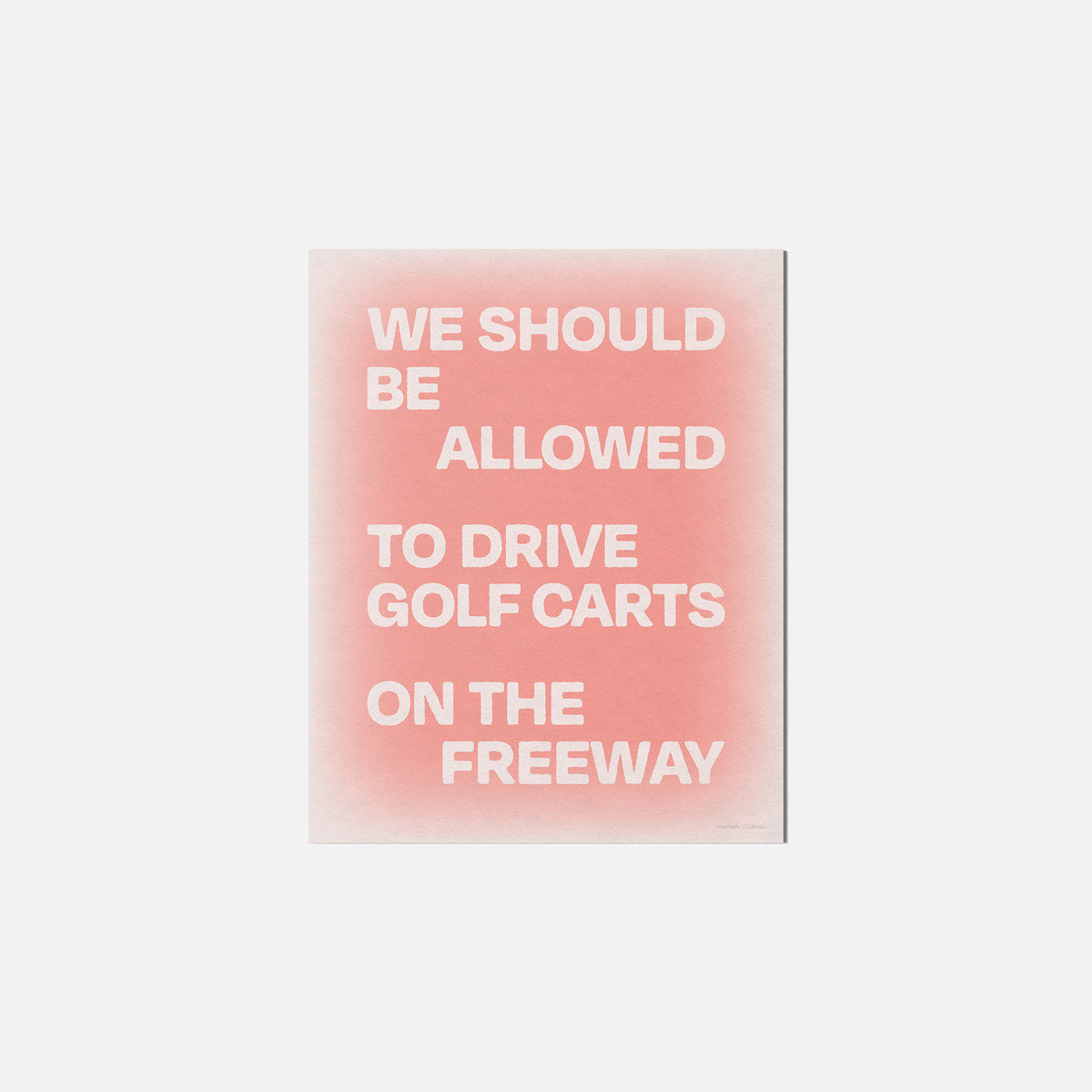 FREEWAY PRINT