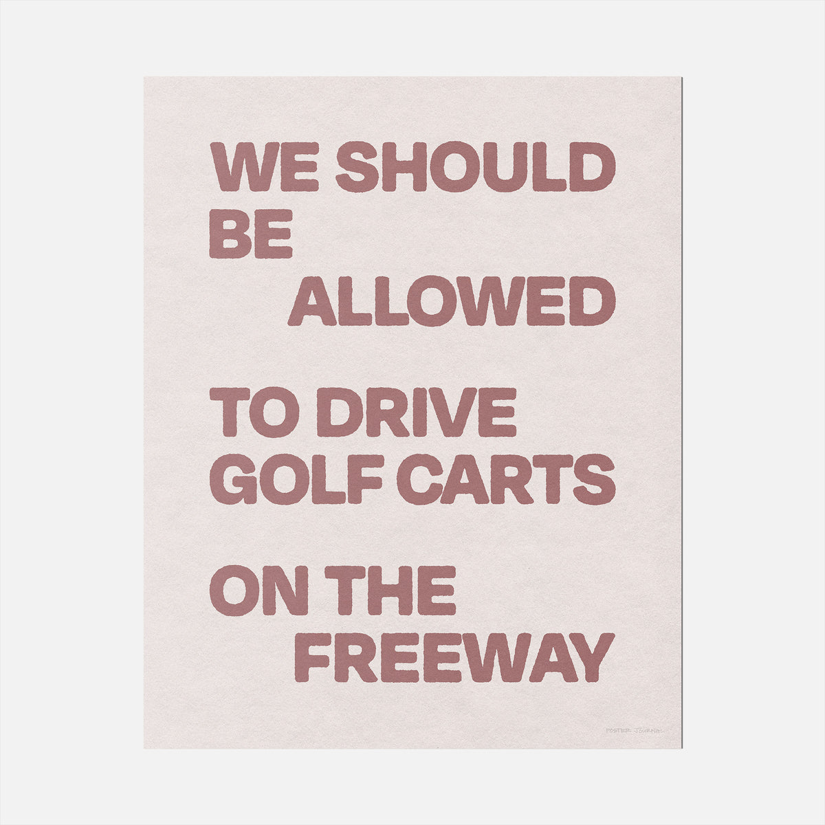 FREEWAY PRINT