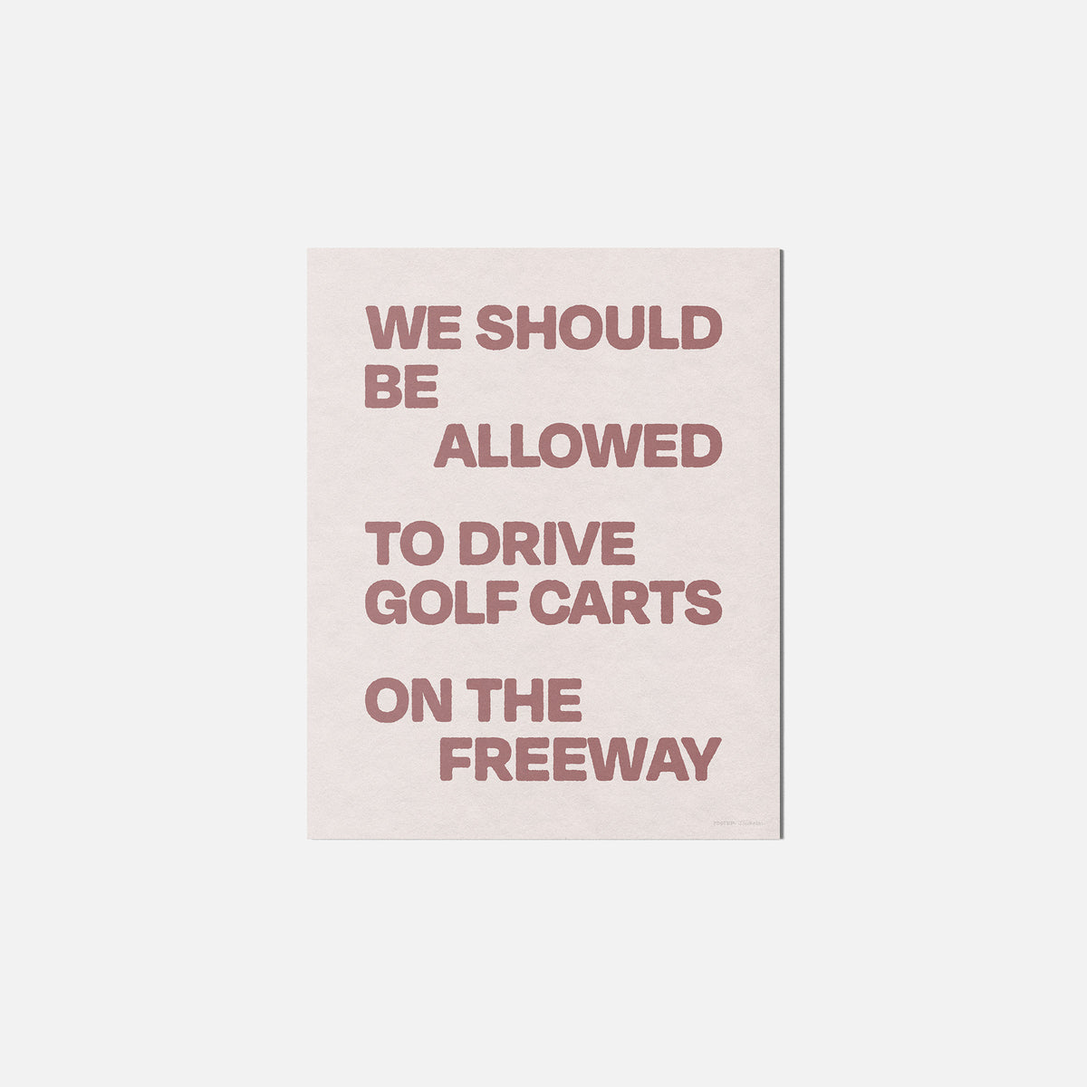 FREEWAY PRINT