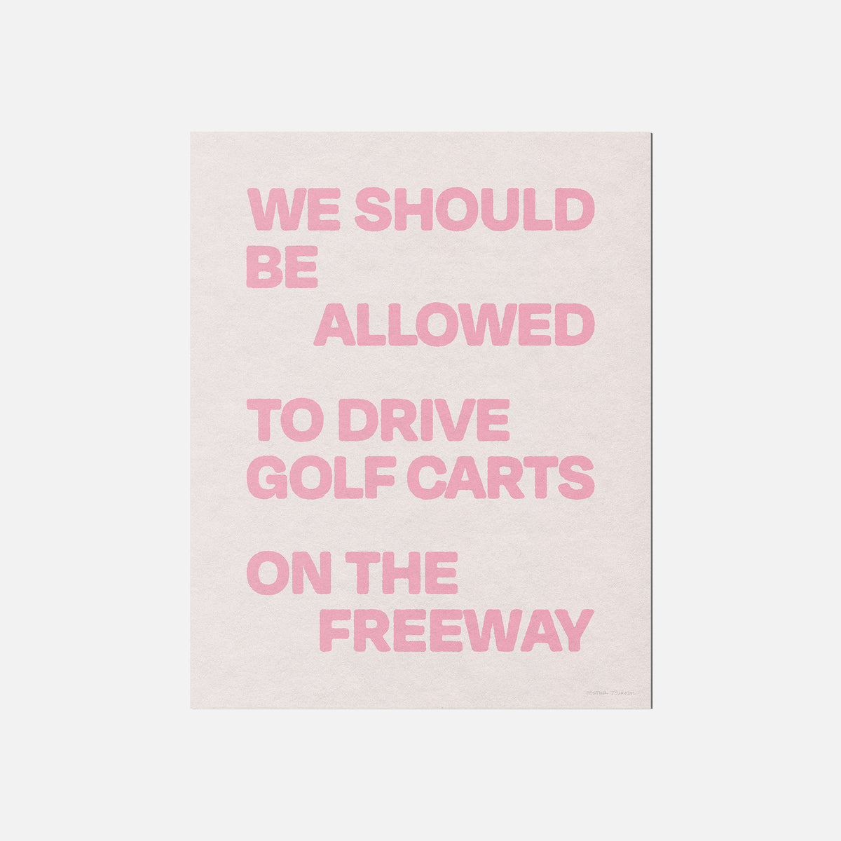 FREEWAY PRINT