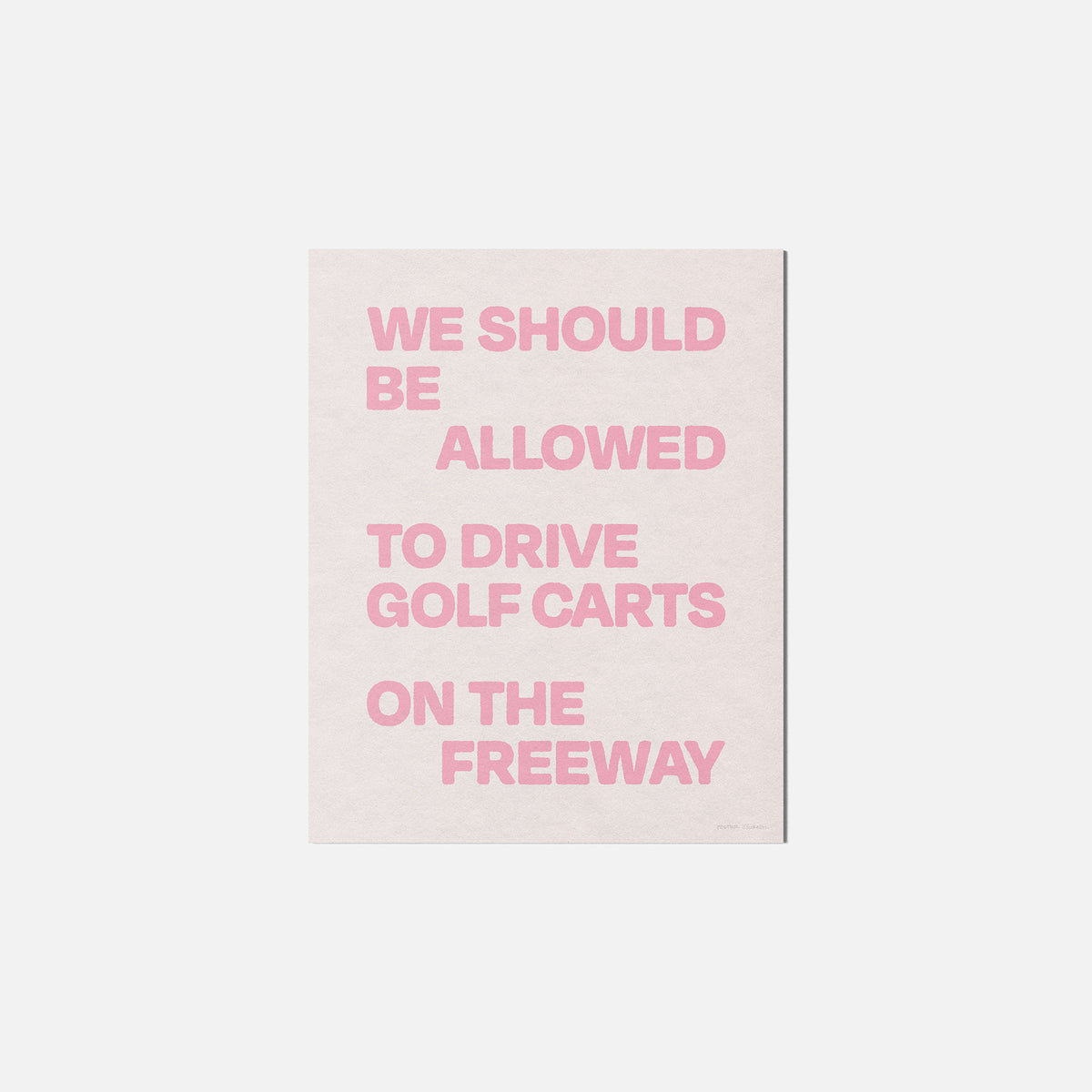 FREEWAY PRINT