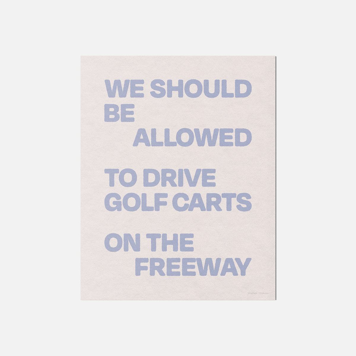 FREEWAY PRINT