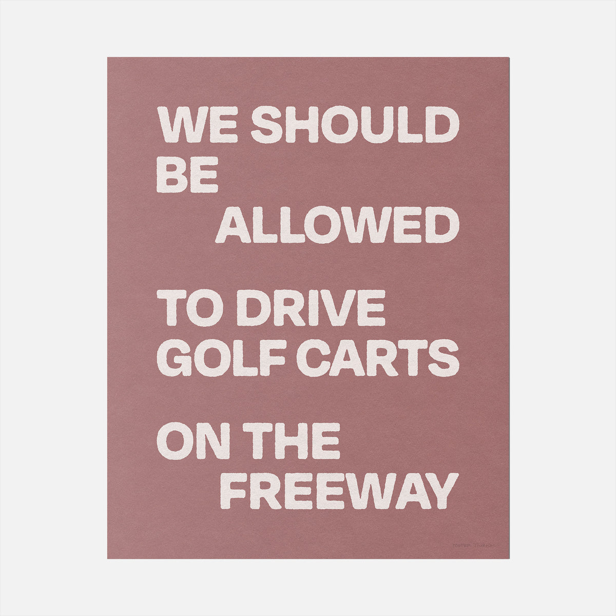 FREEWAY PRINT