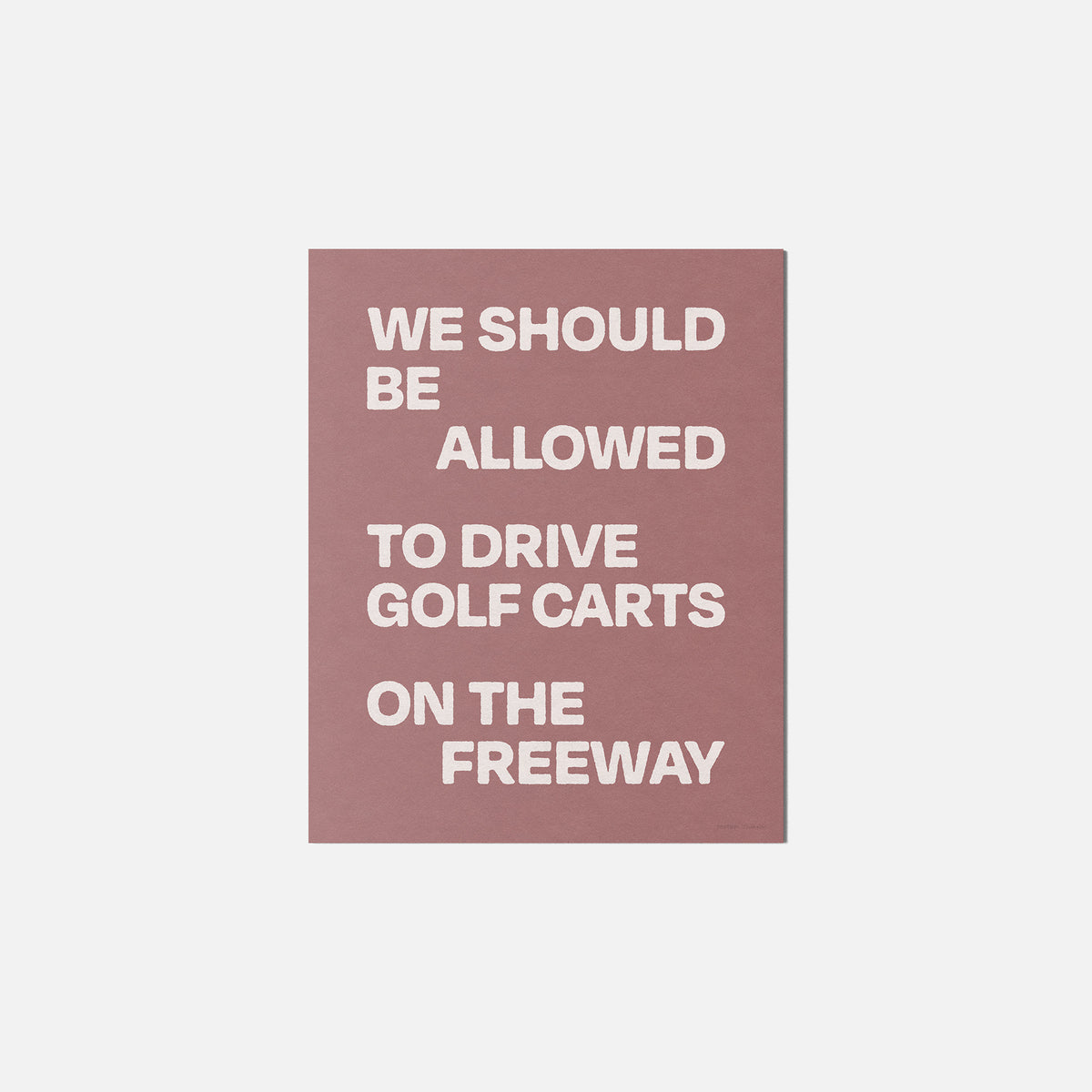FREEWAY PRINT