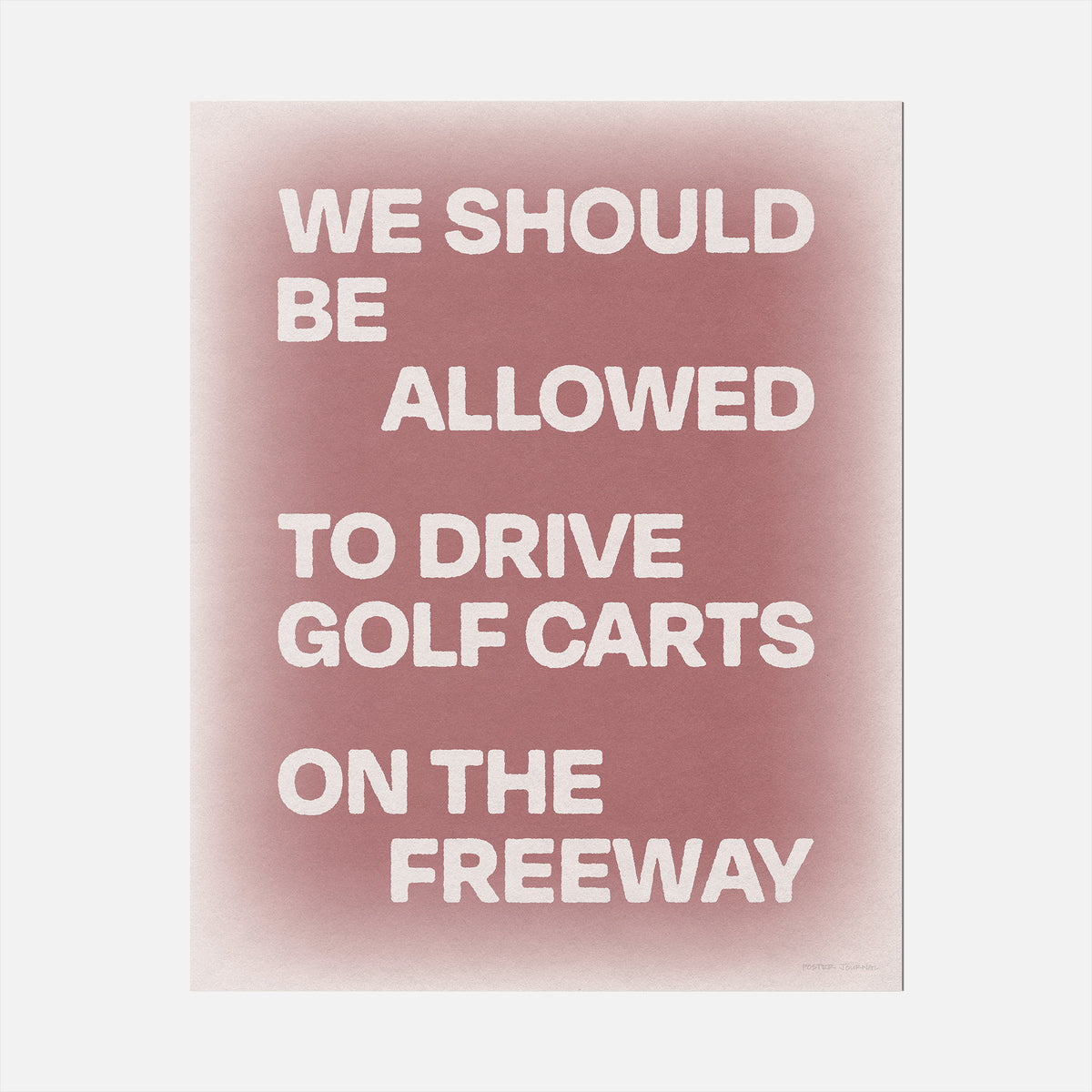 FREEWAY PRINT