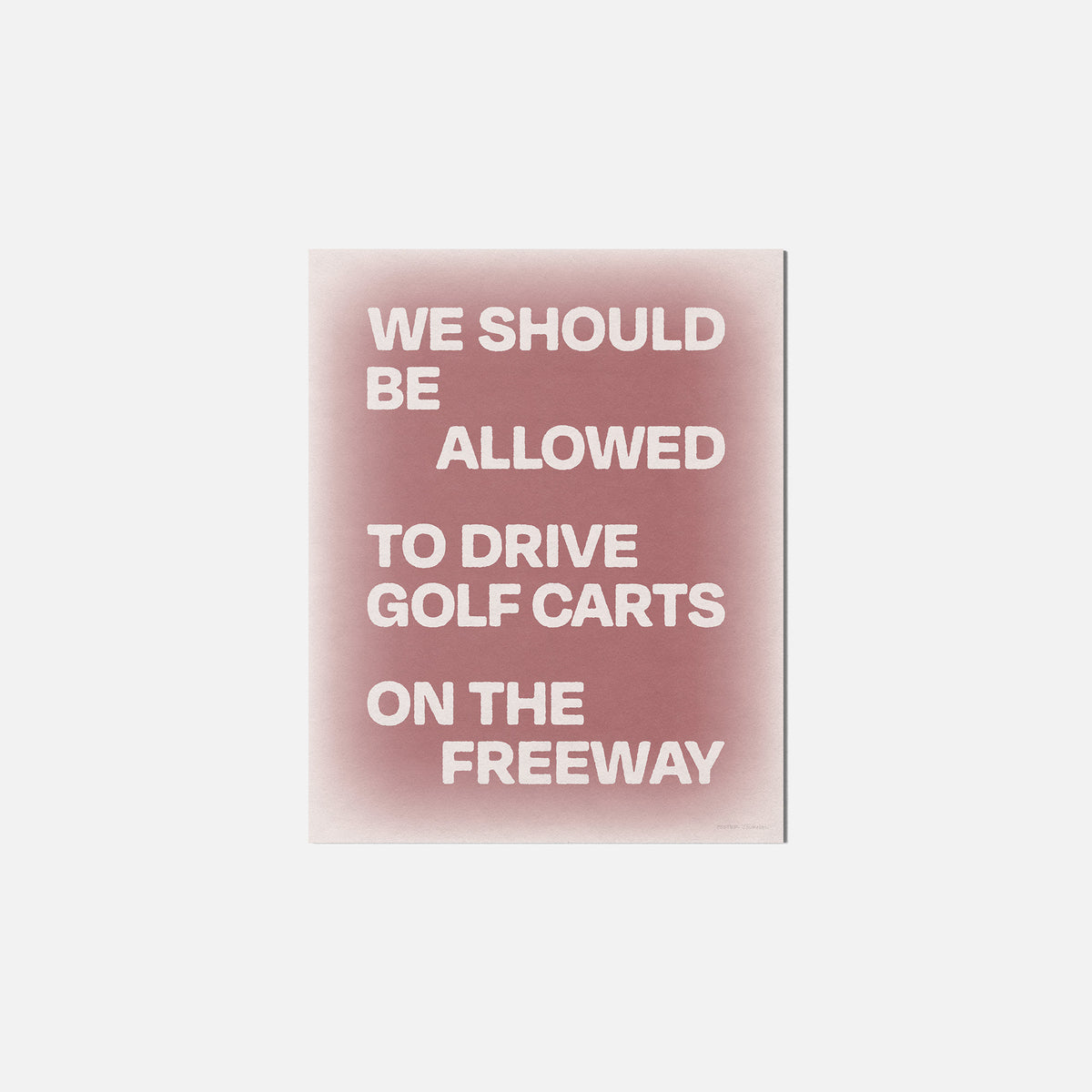 FREEWAY PRINT