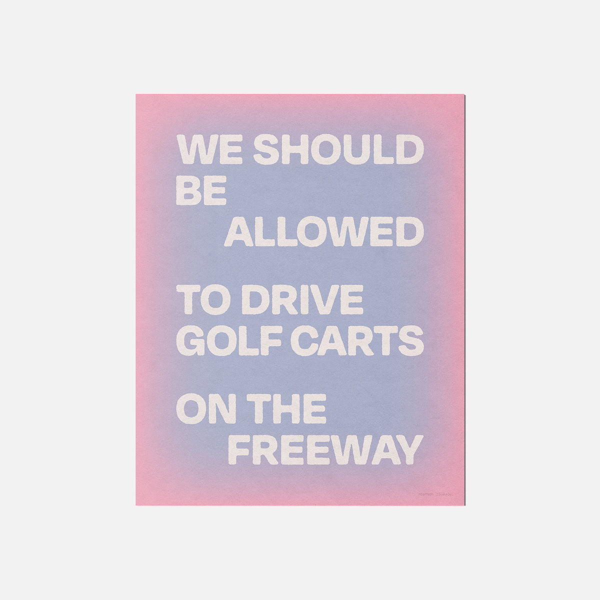 FREEWAY PRINT