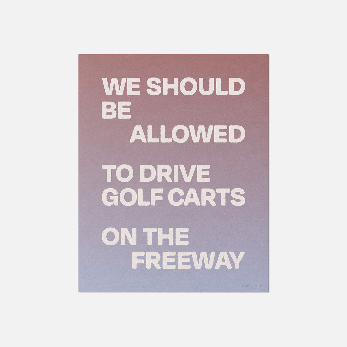 FREEWAY PRINT
