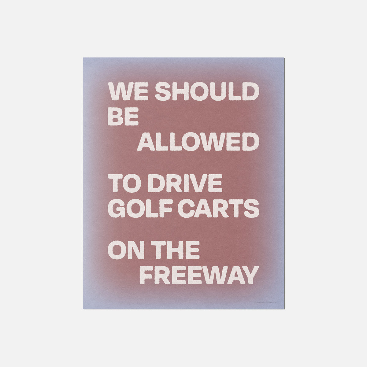 FREEWAY PRINT