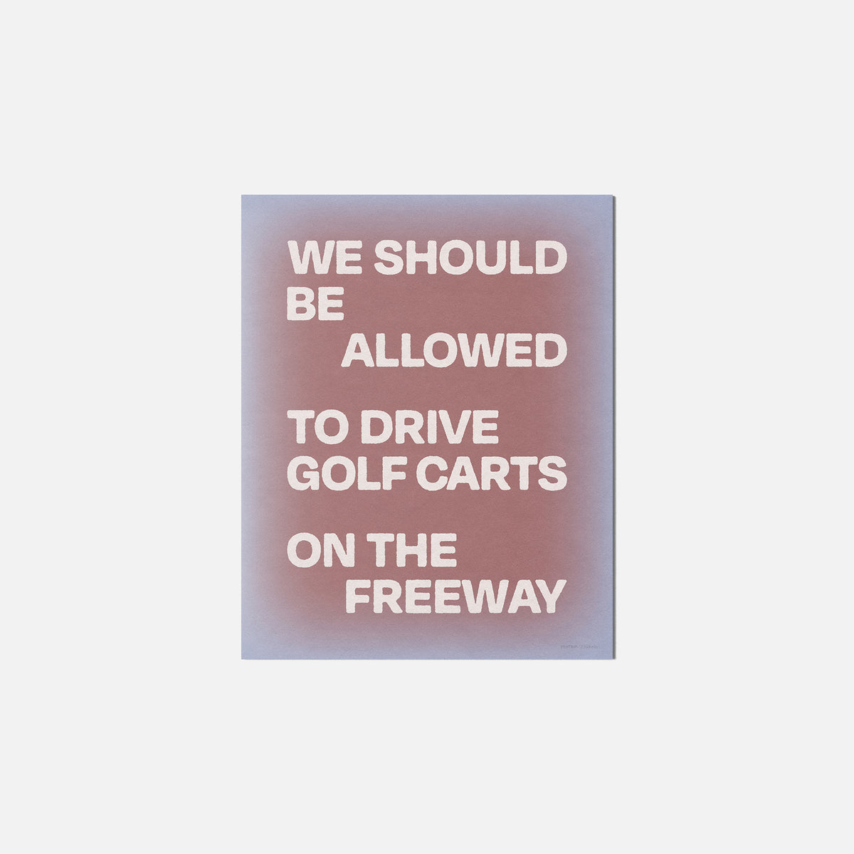 FREEWAY PRINT