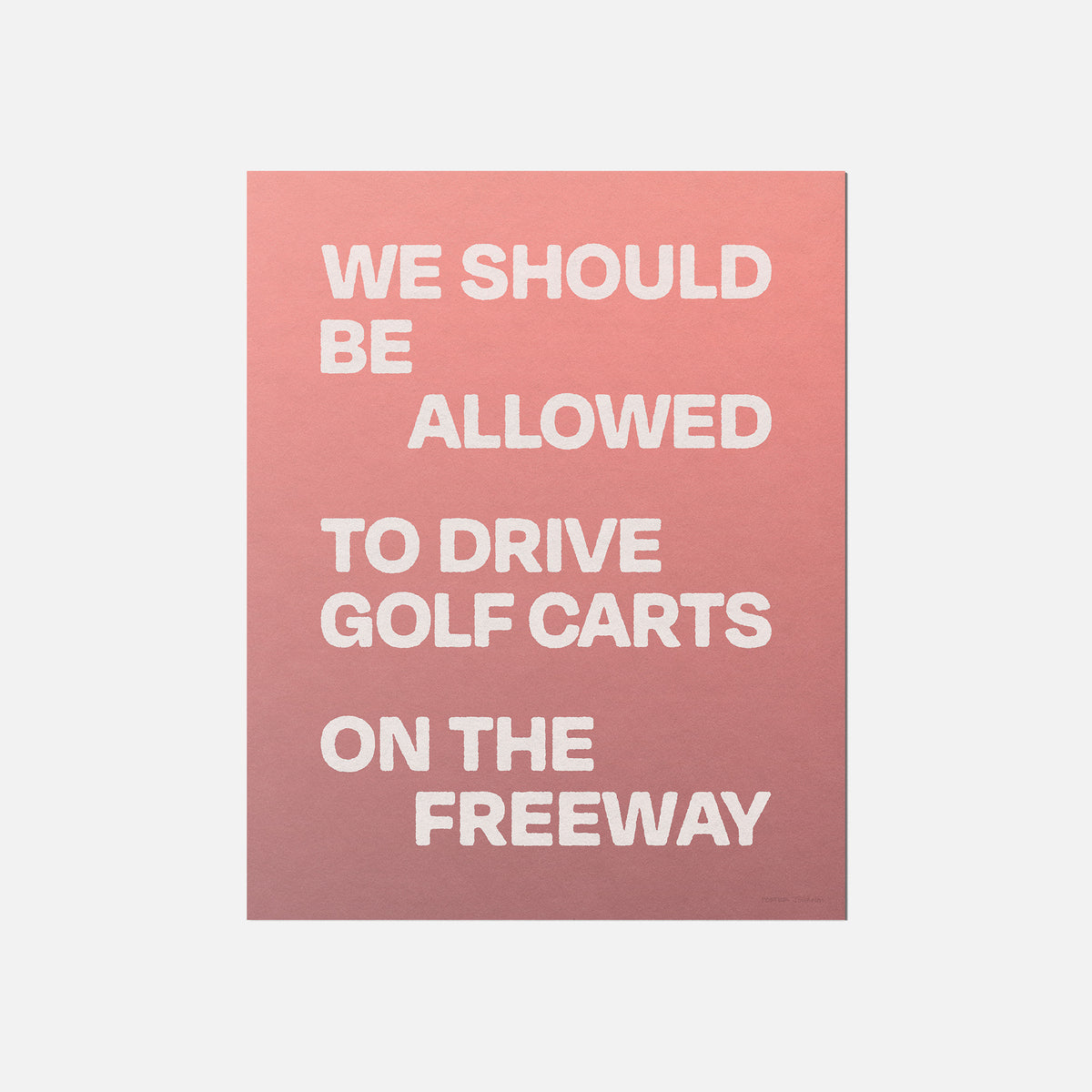 FREEWAY PRINT
