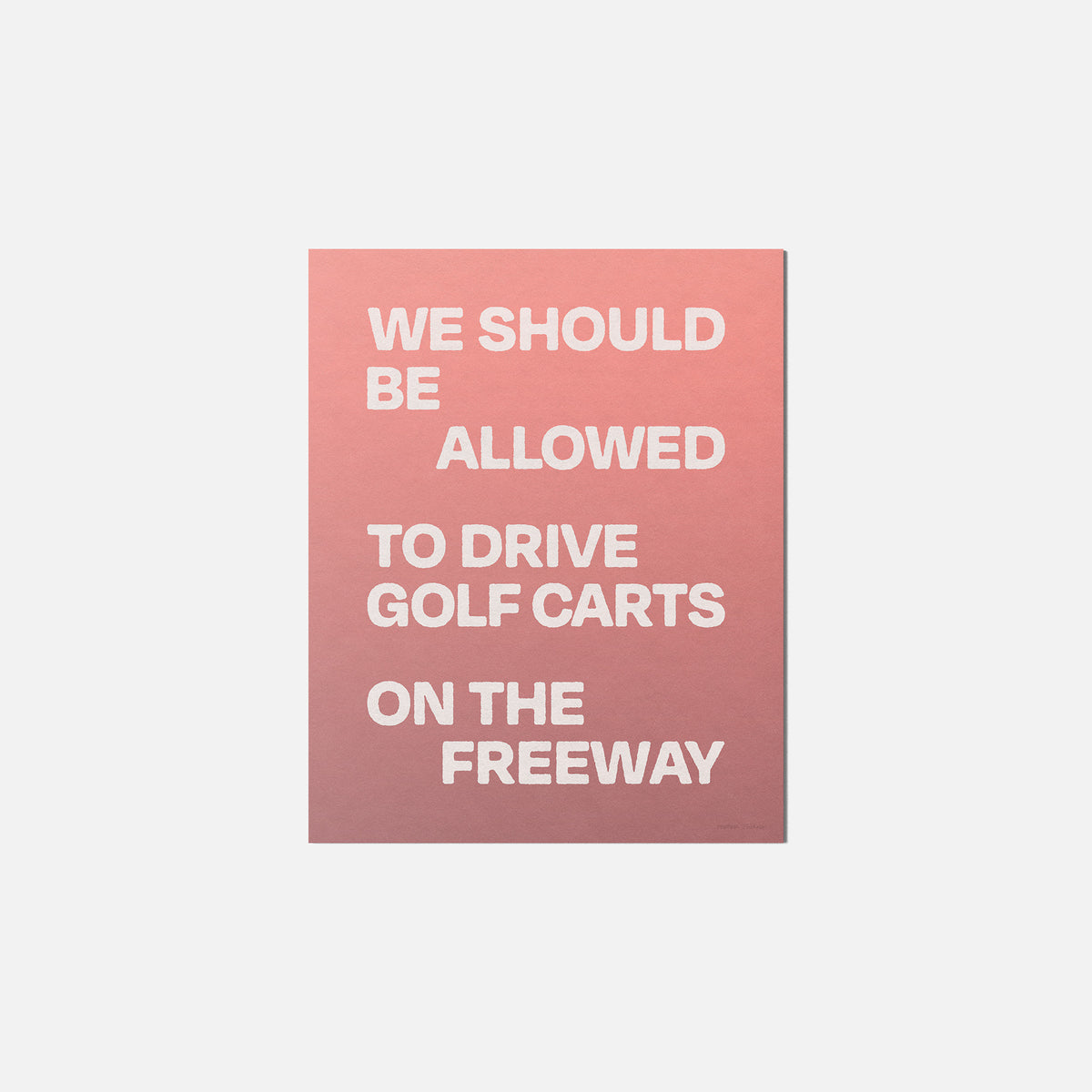 FREEWAY PRINT