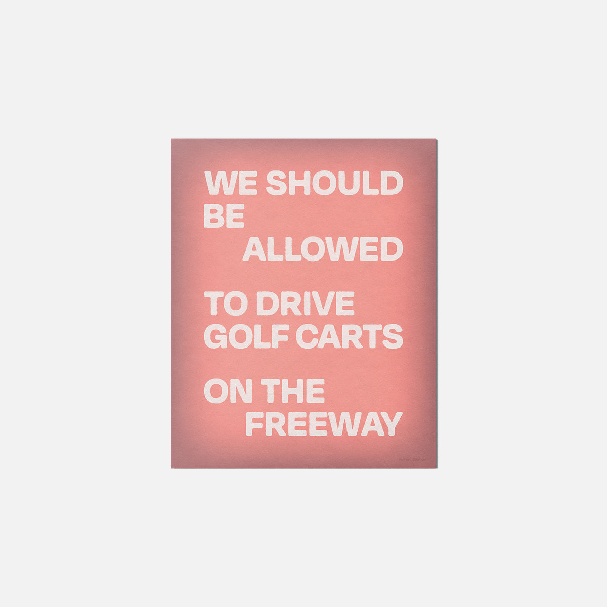 FREEWAY PRINT