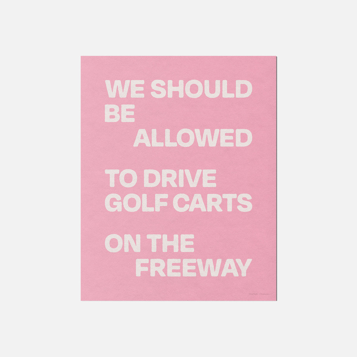 FREEWAY PRINT