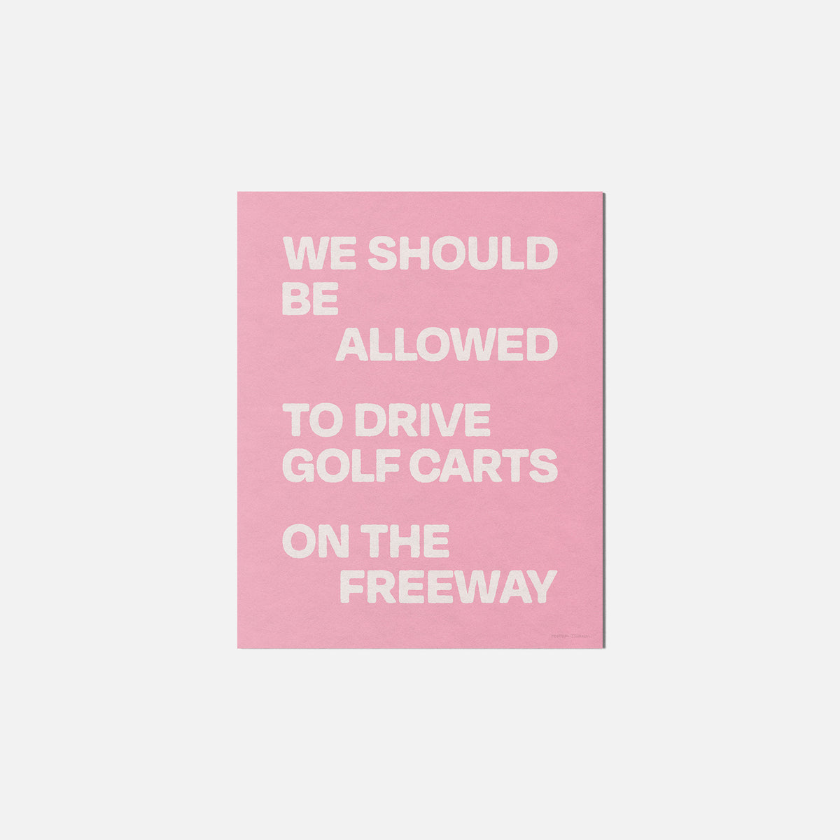 FREEWAY PRINT
