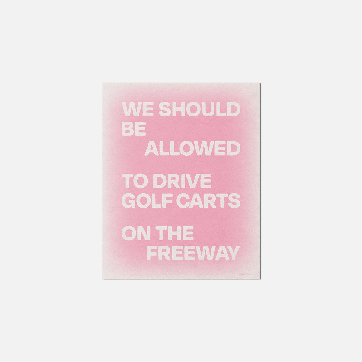 FREEWAY PRINT