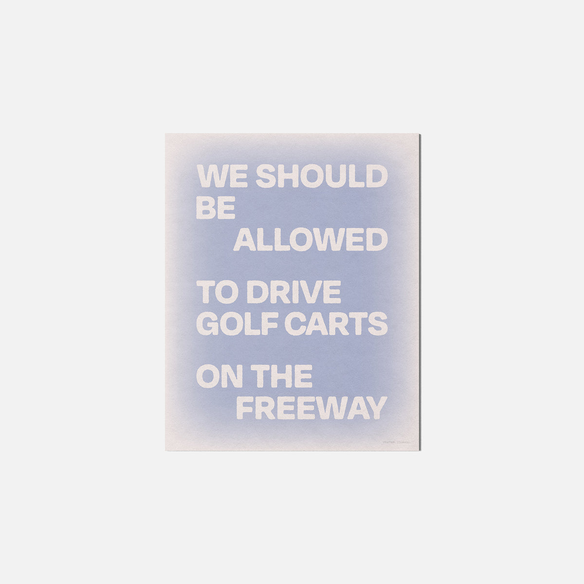 FREEWAY PRINT