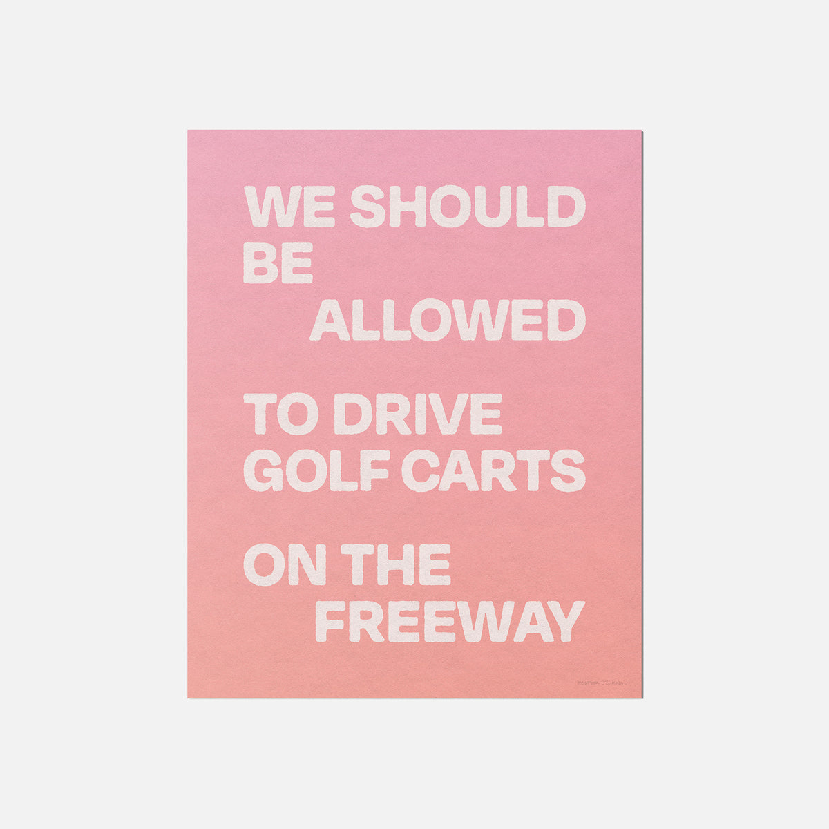 FREEWAY PRINT