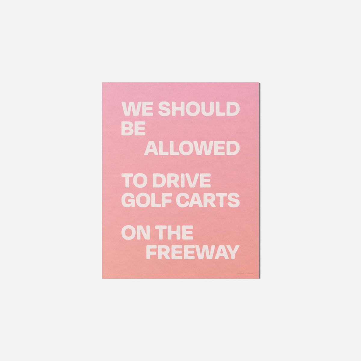 FREEWAY PRINT