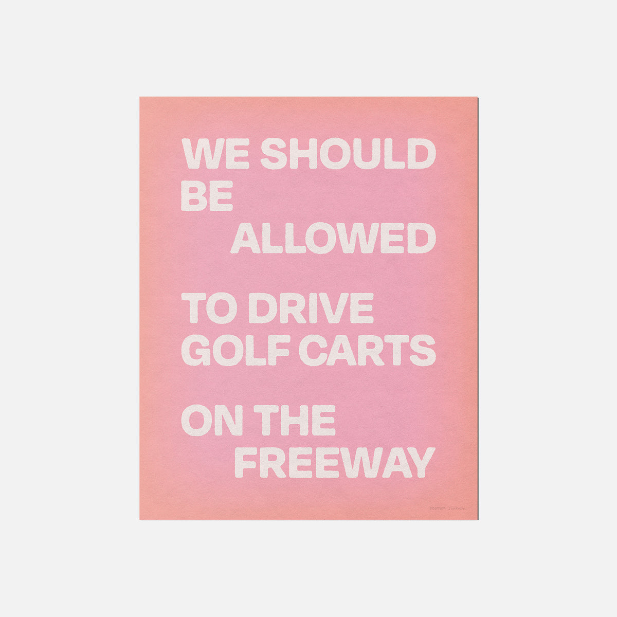 FREEWAY PRINT