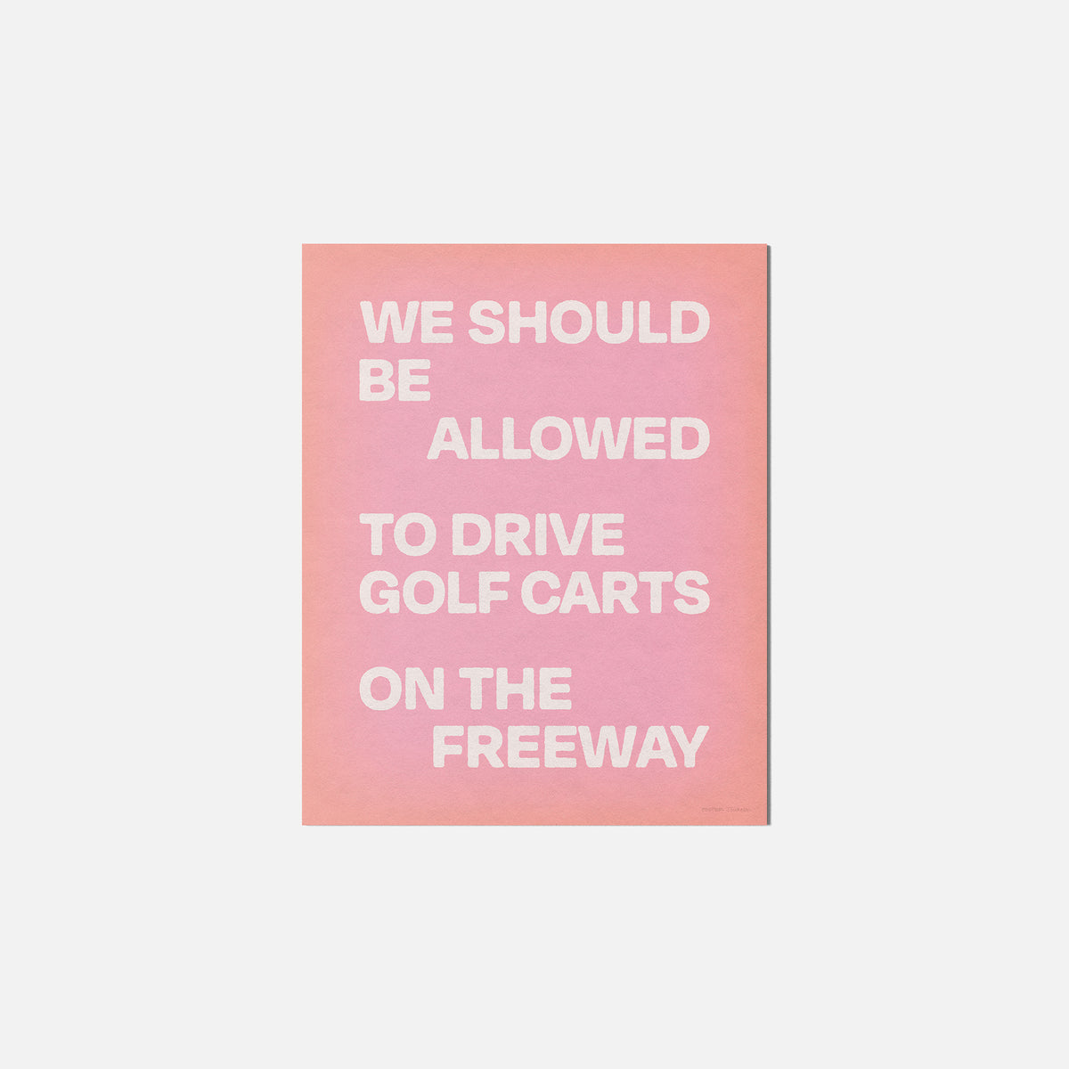 FREEWAY PRINT