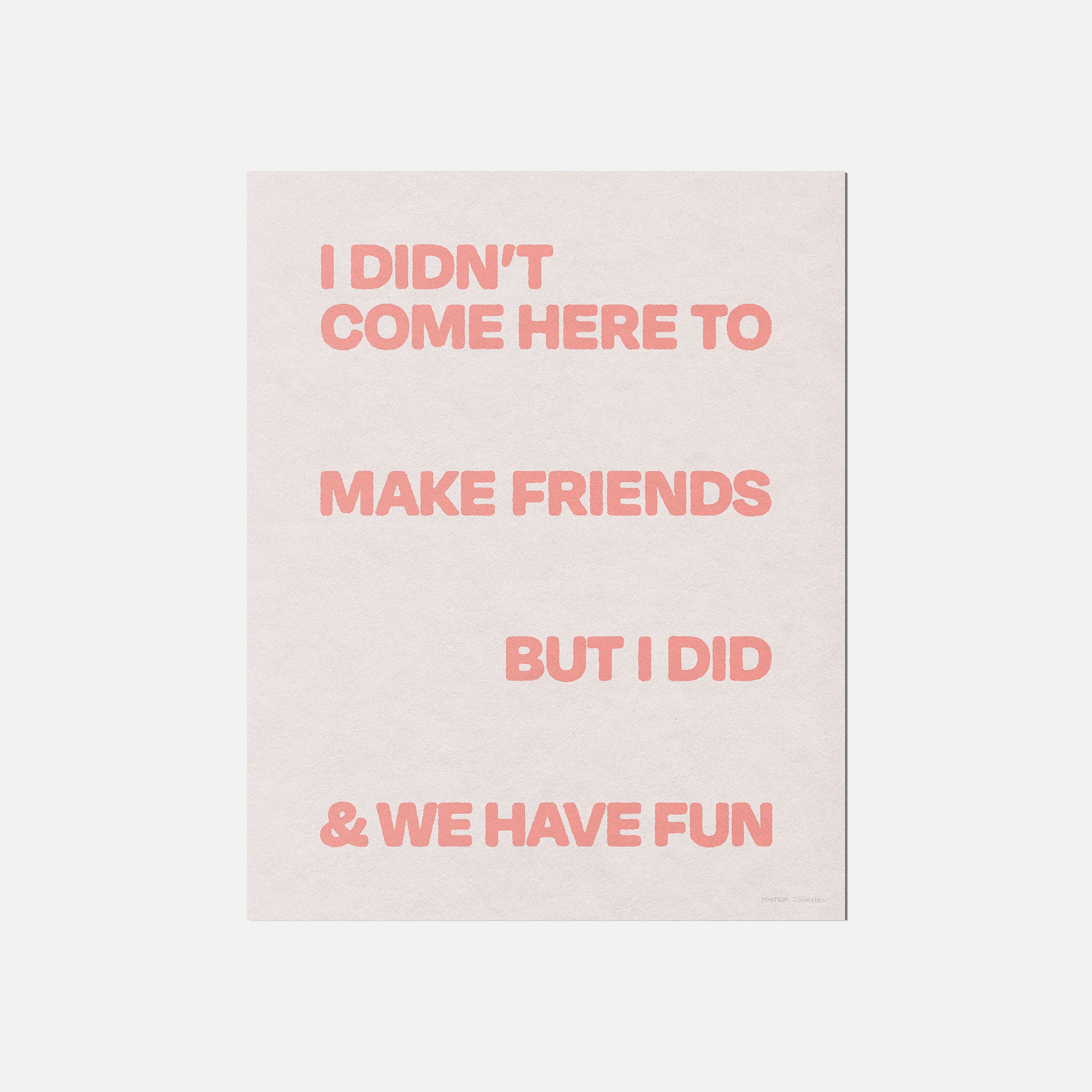 FRIENDS PRINT