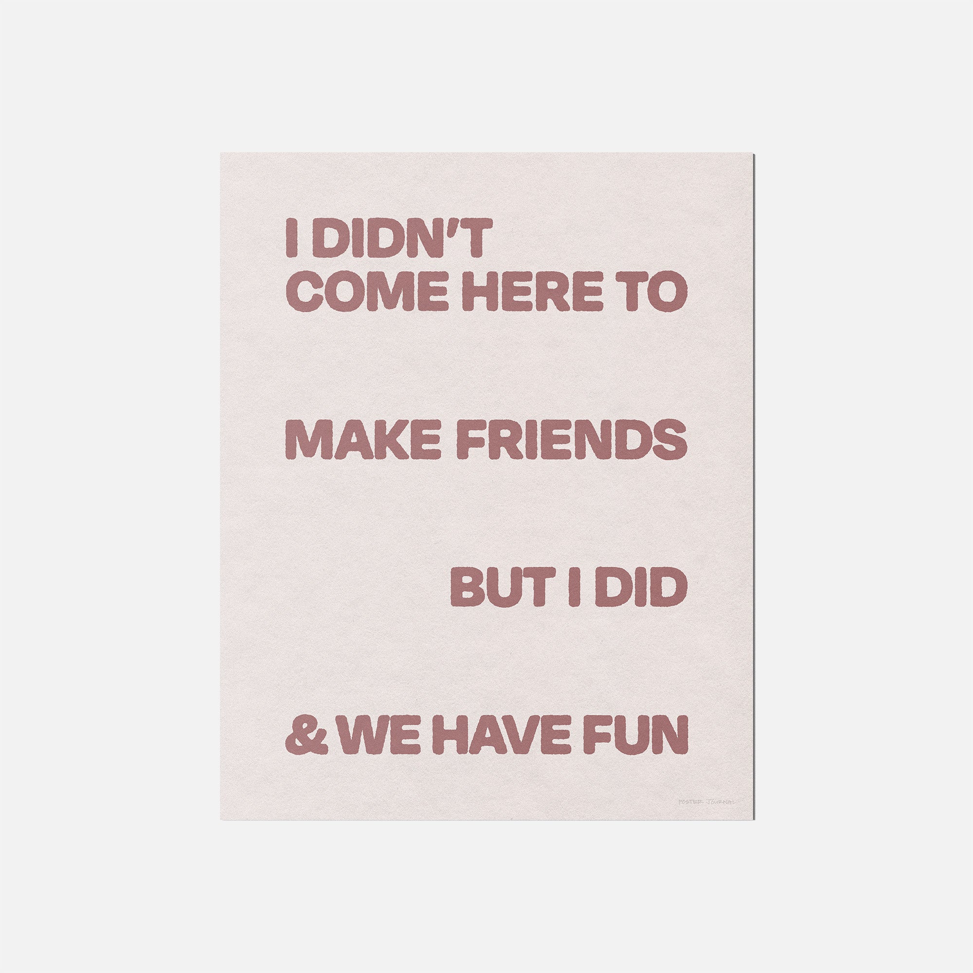 FRIENDS PRINT