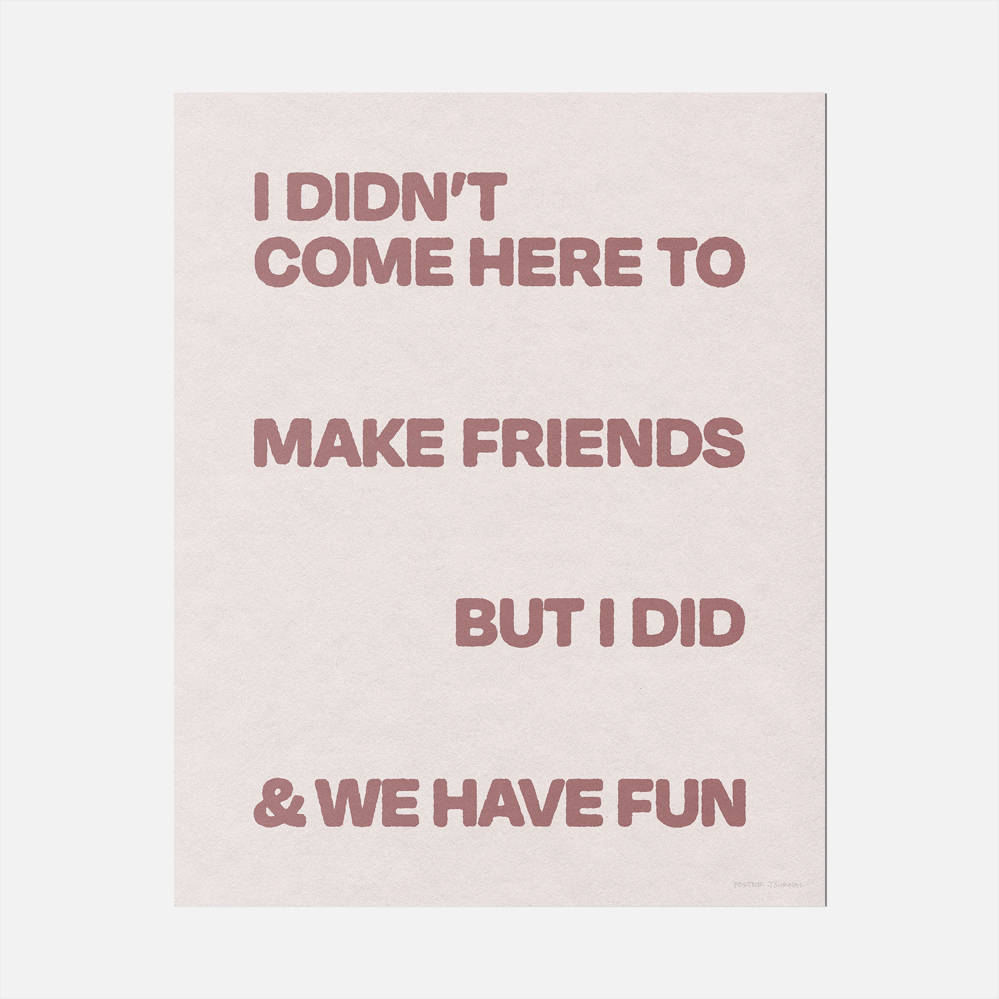 FRIENDS PRINT