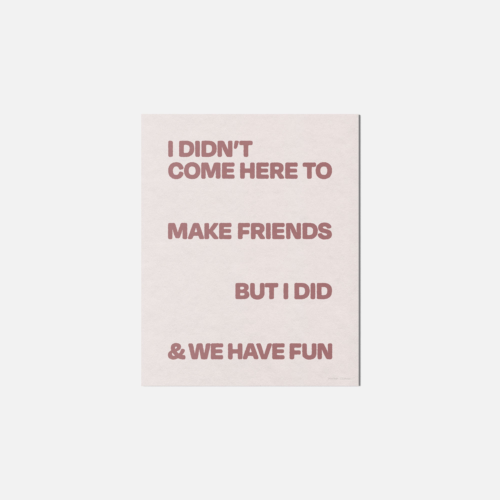 FRIENDS PRINT