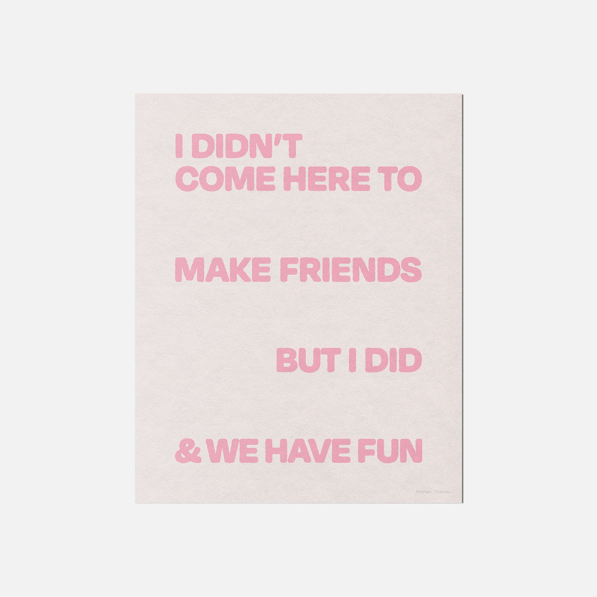FRIENDS PRINT