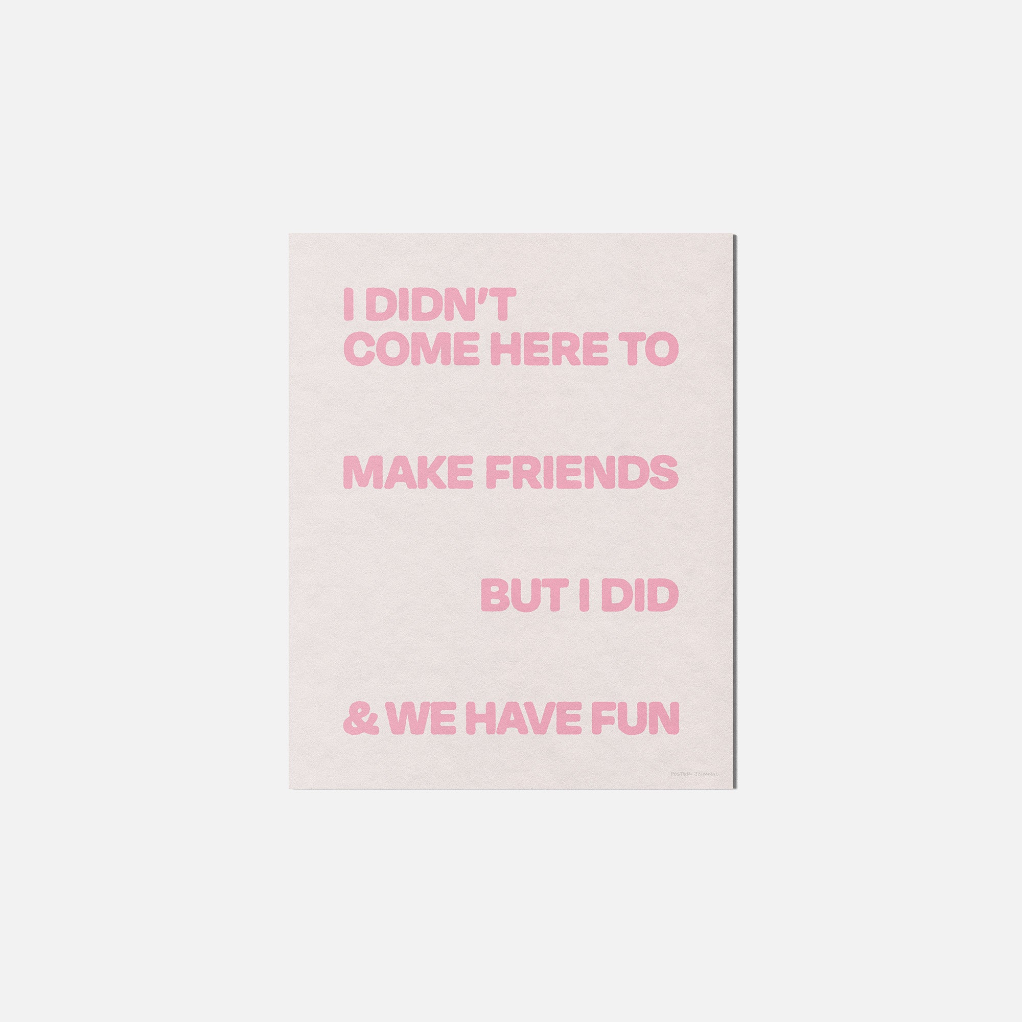 FRIENDS PRINT