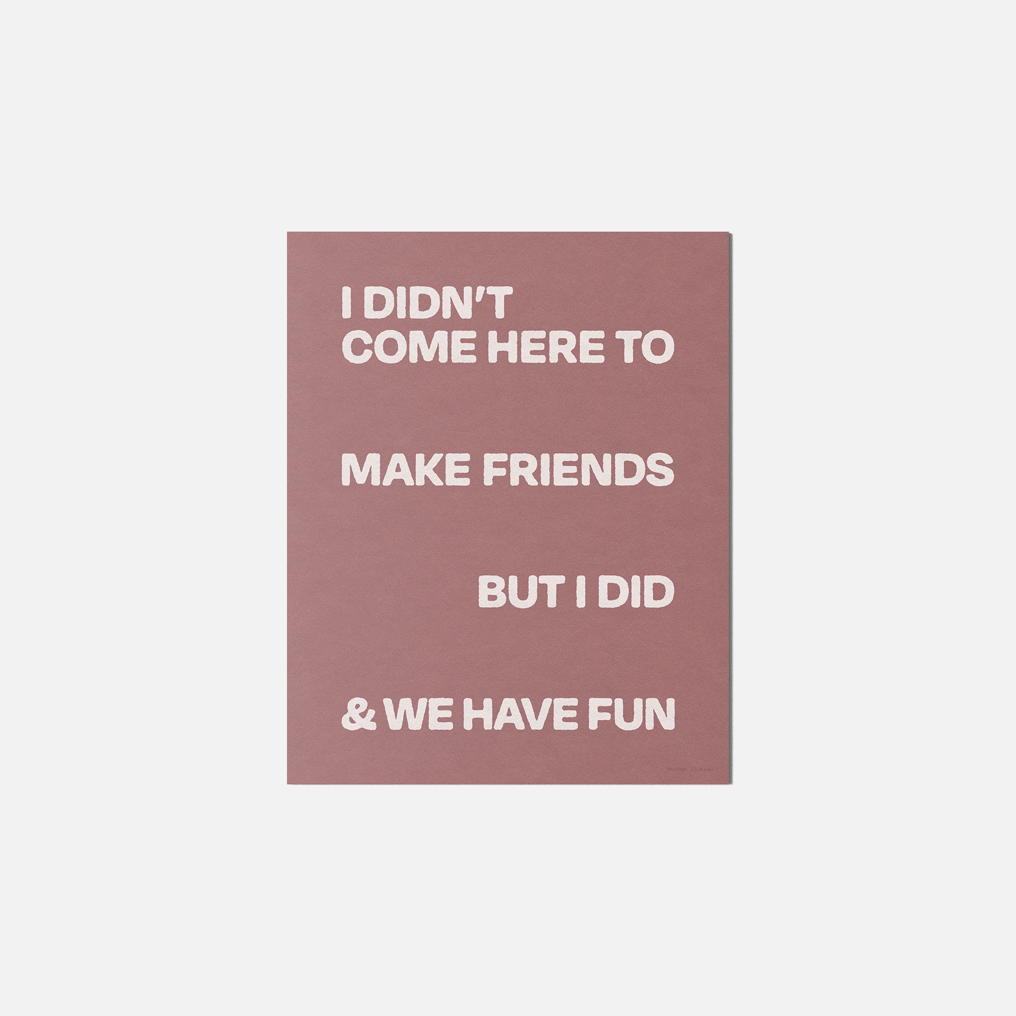 FRIENDS PRINT