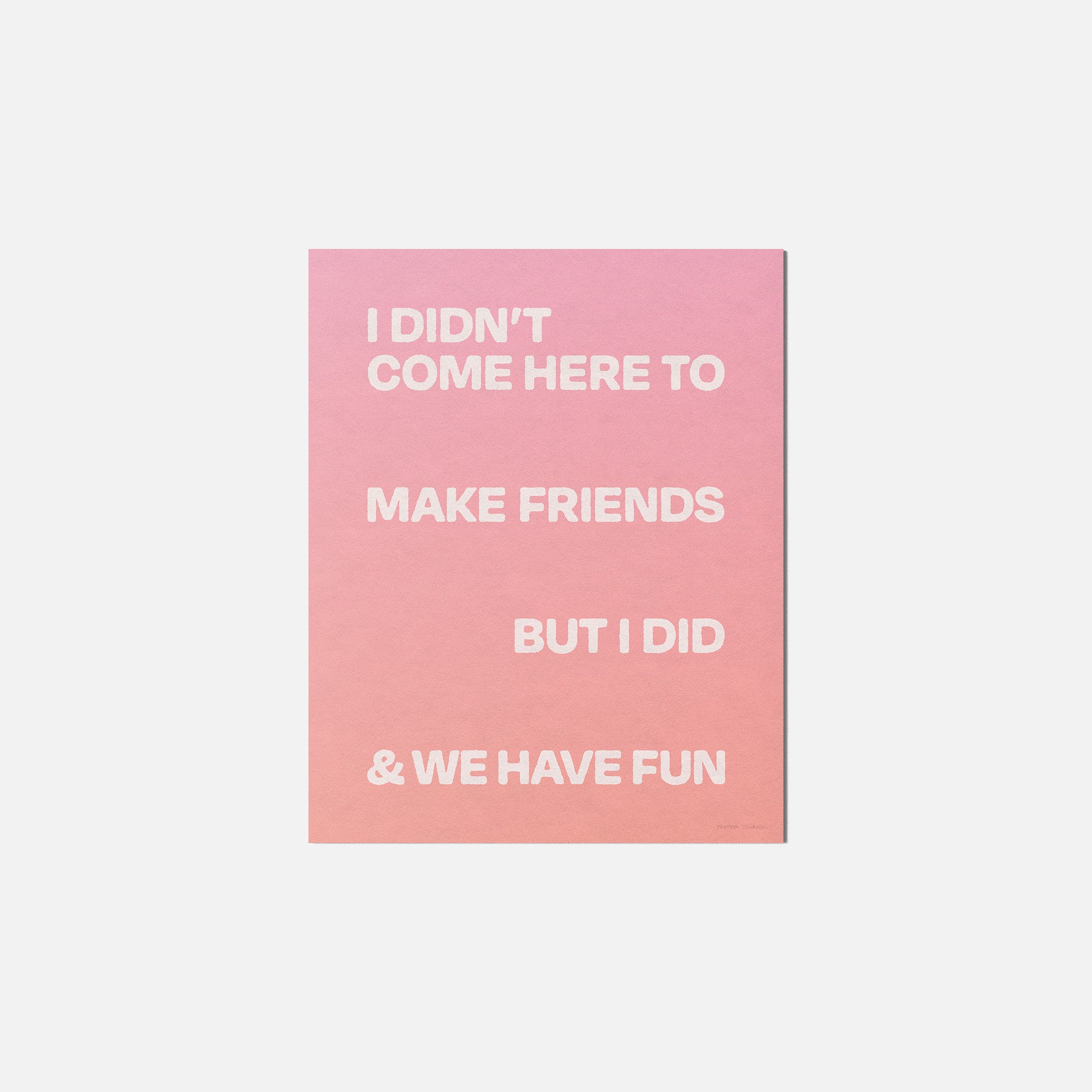 FRIENDS PRINT