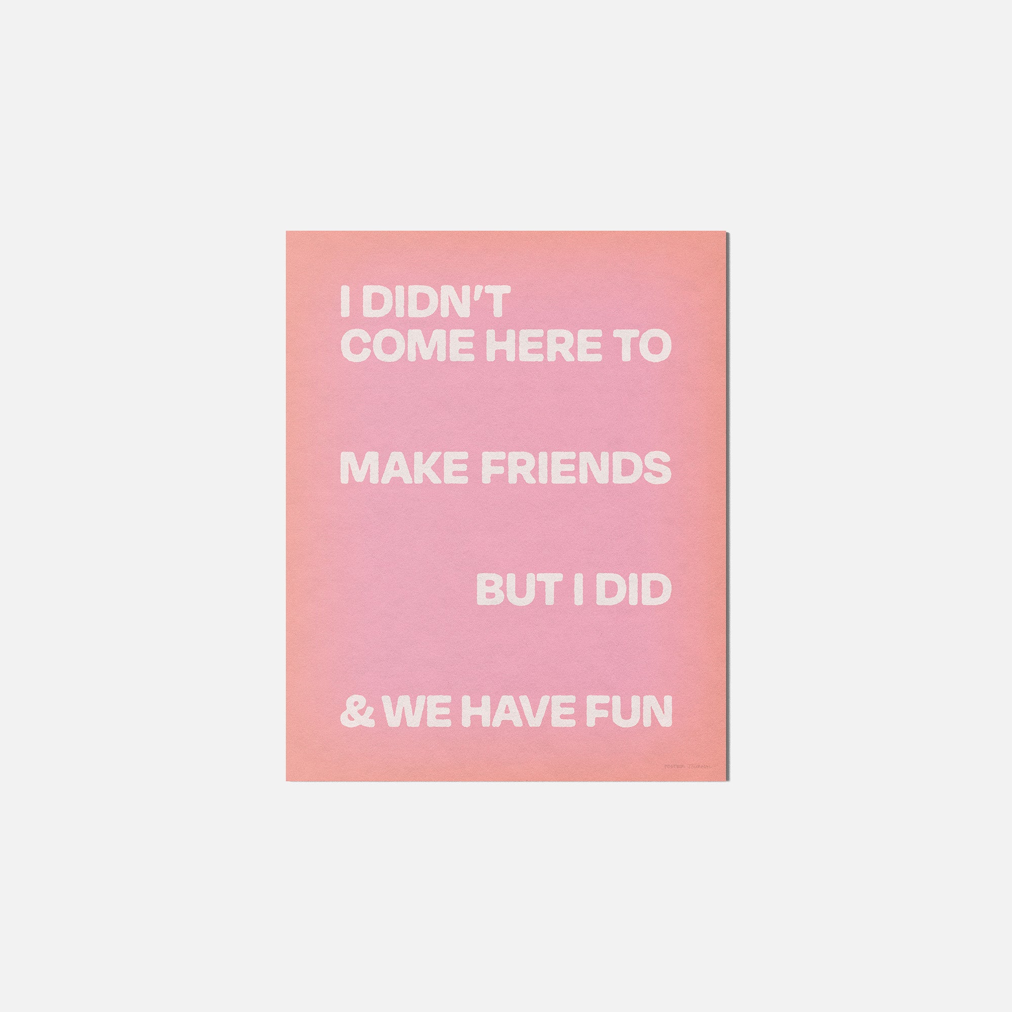 FRIENDS PRINT