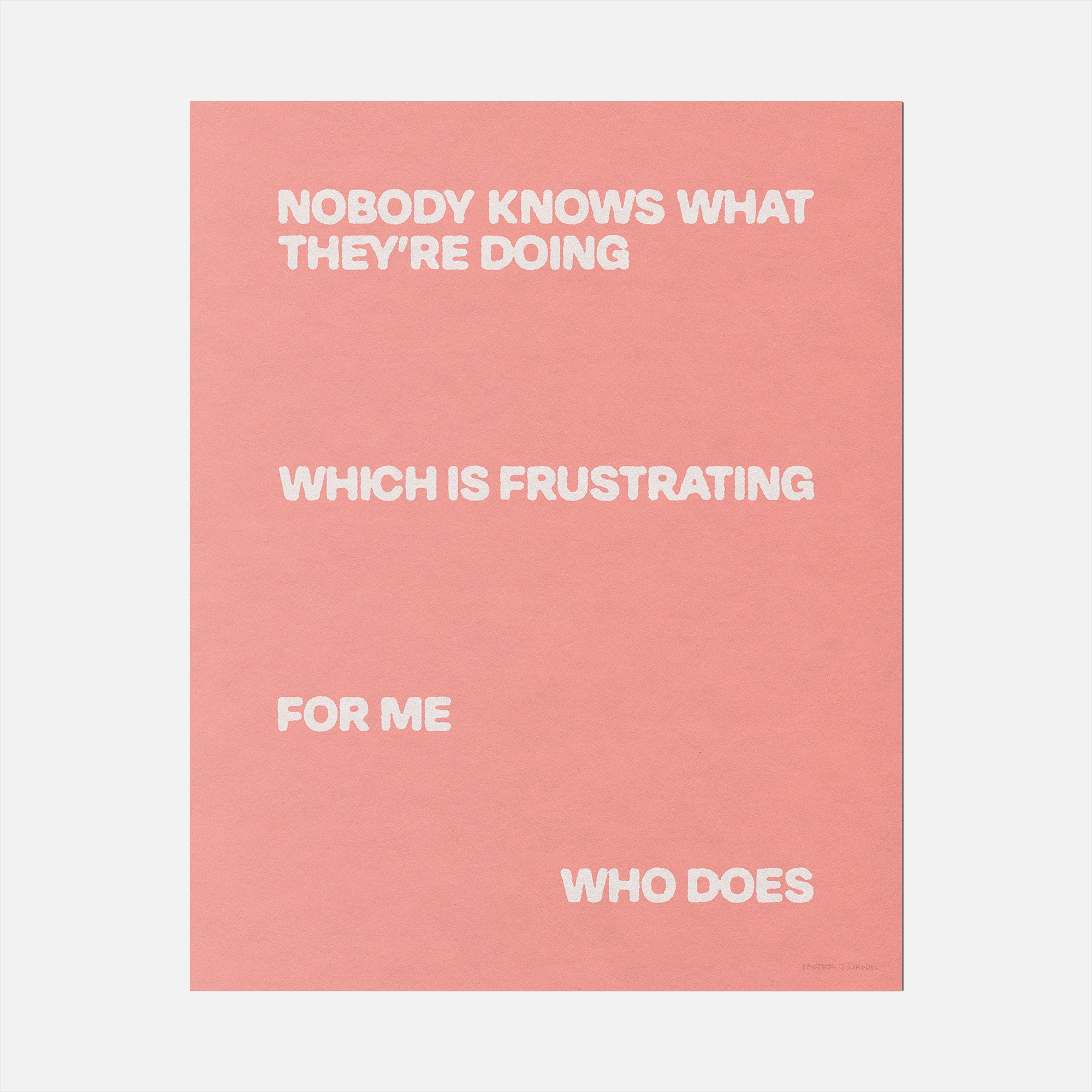 FRUSTRATING PRINT