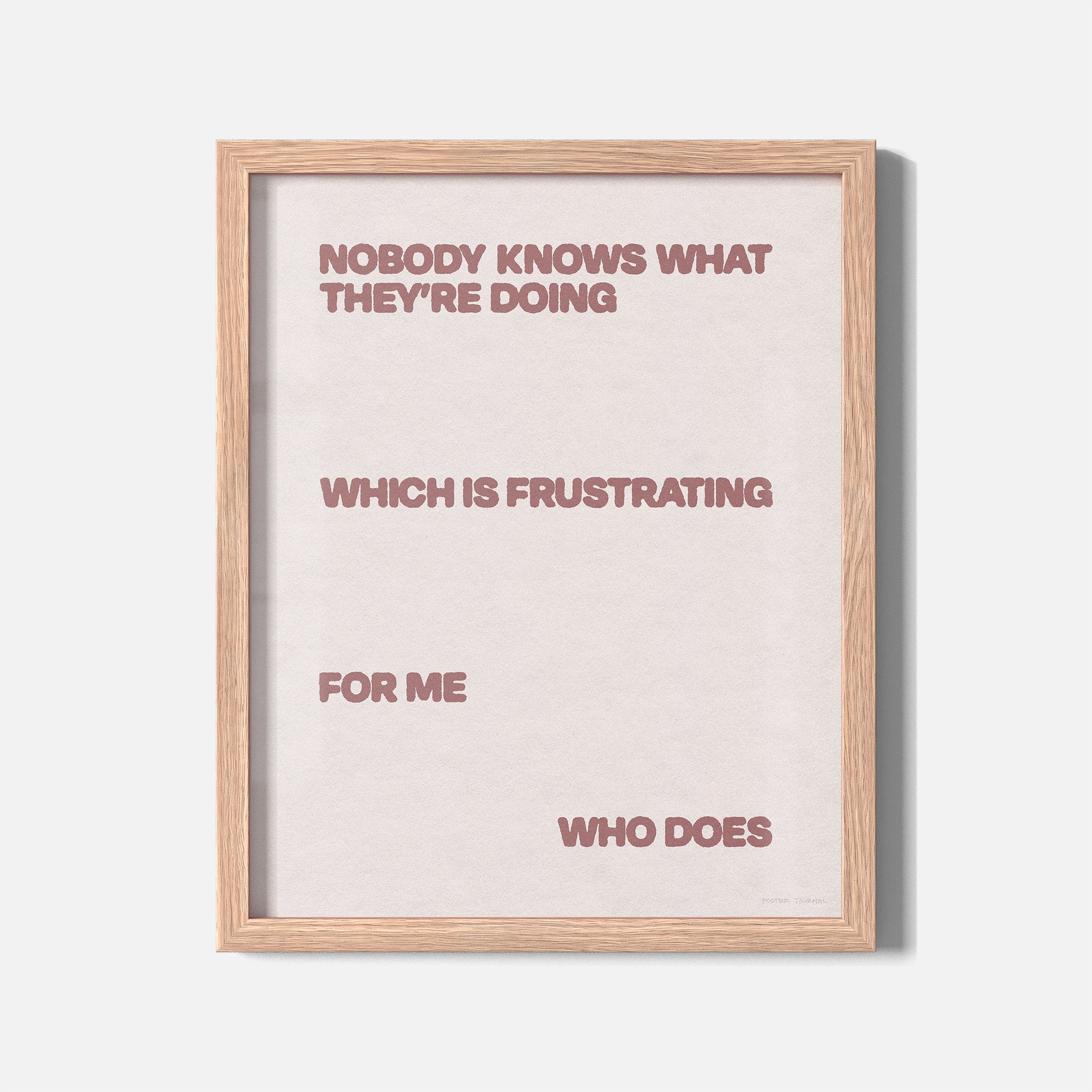 FRUSTRATING PRINT