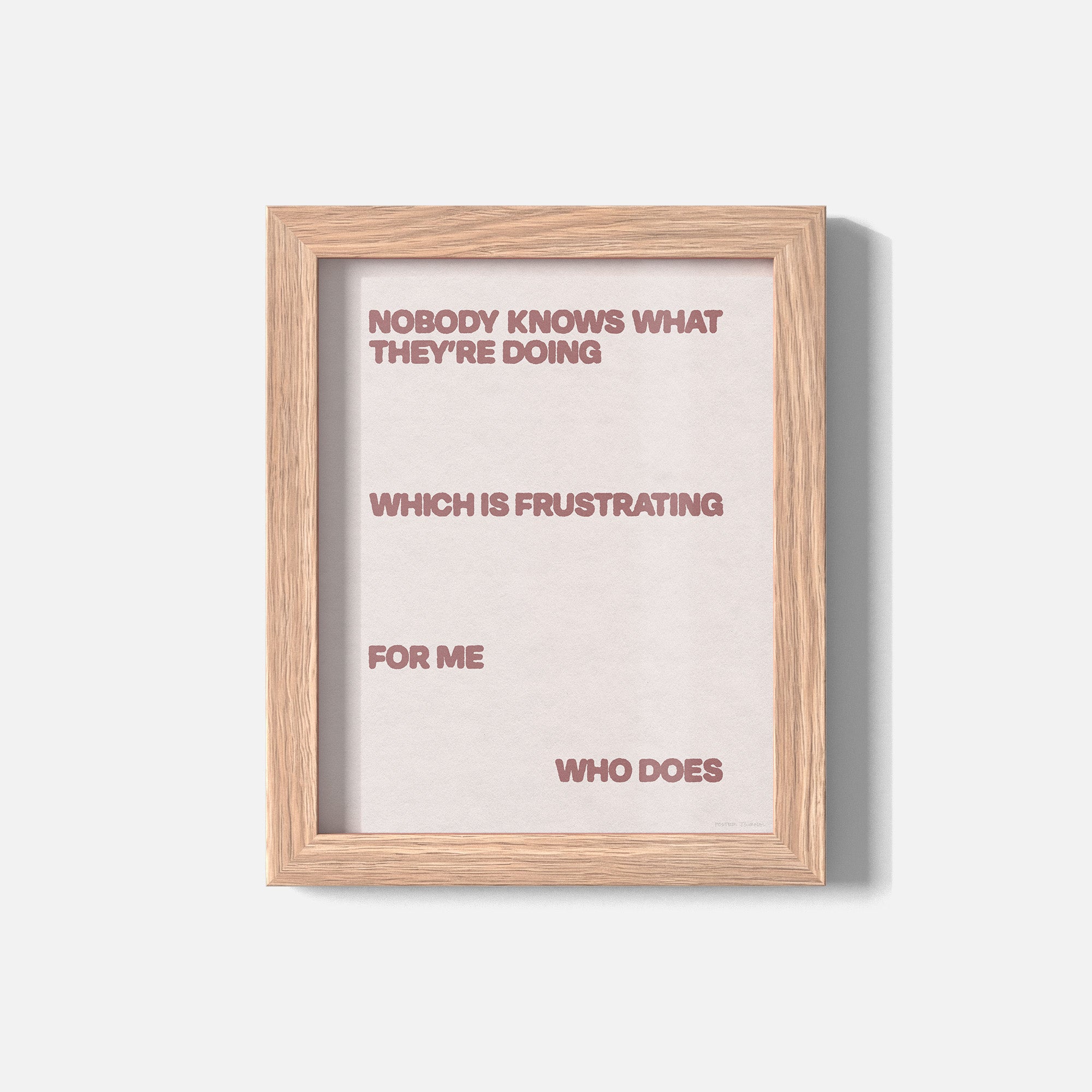 FRUSTRATING PRINT