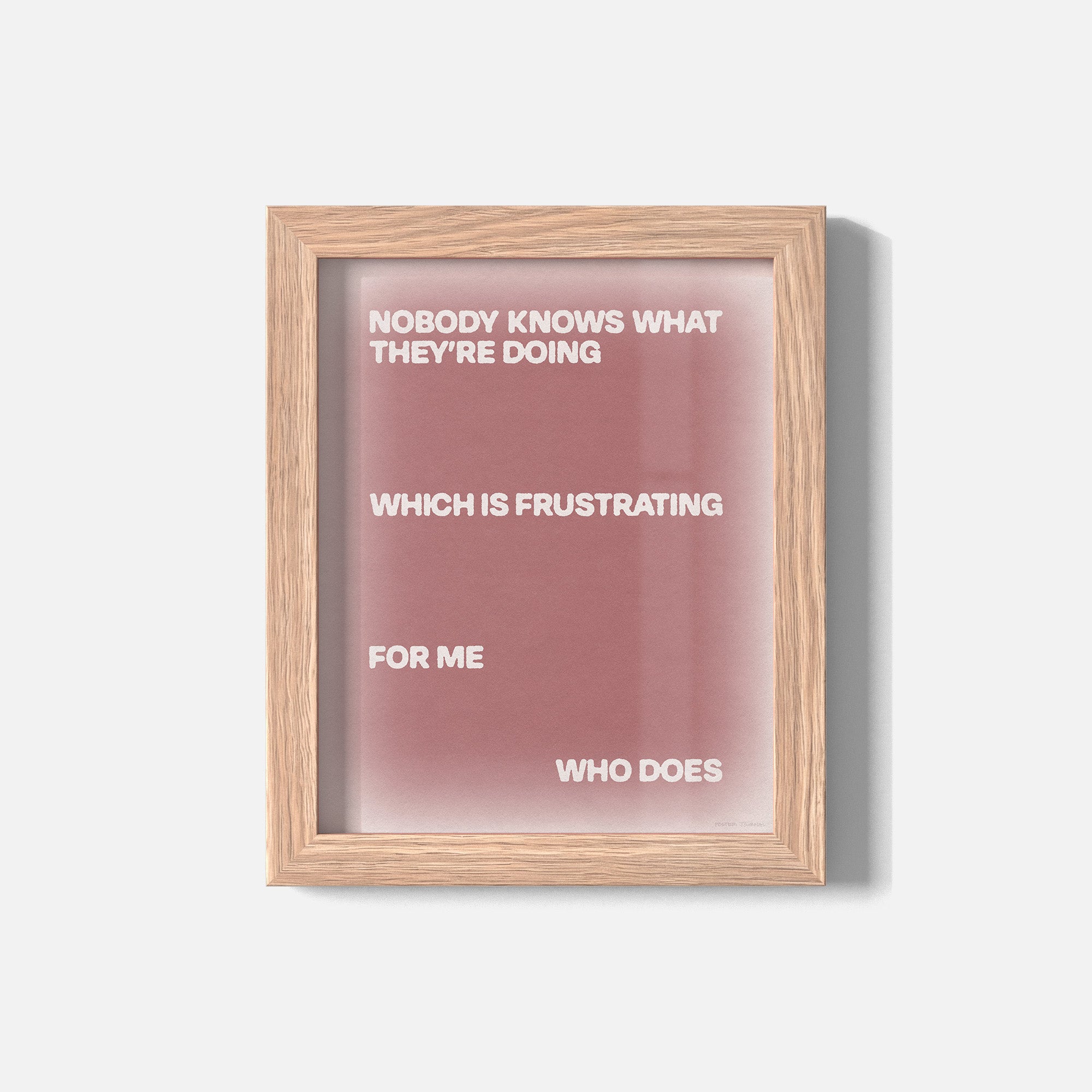 FRUSTRATING PRINT