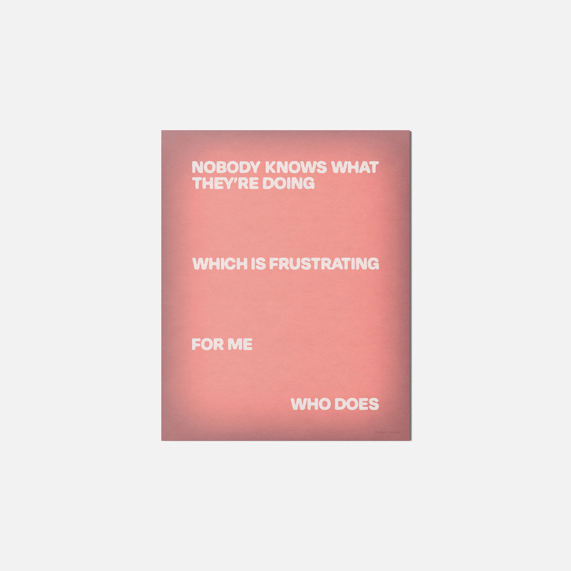 FRUSTRATING PRINT