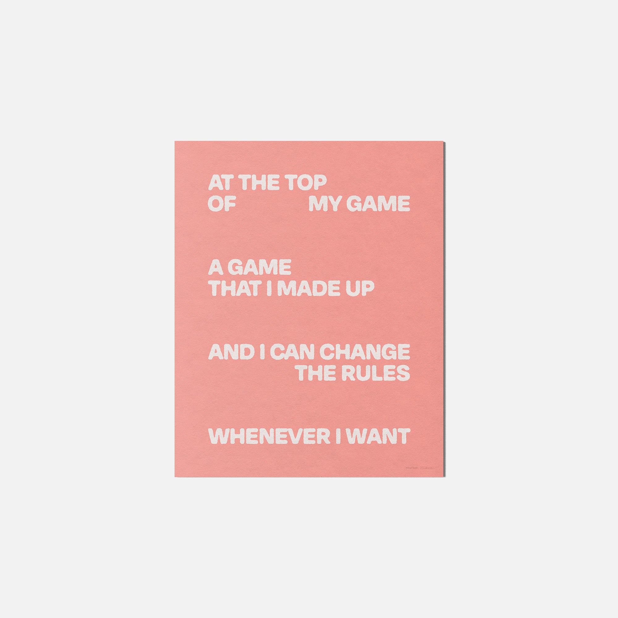 GAME PRINT